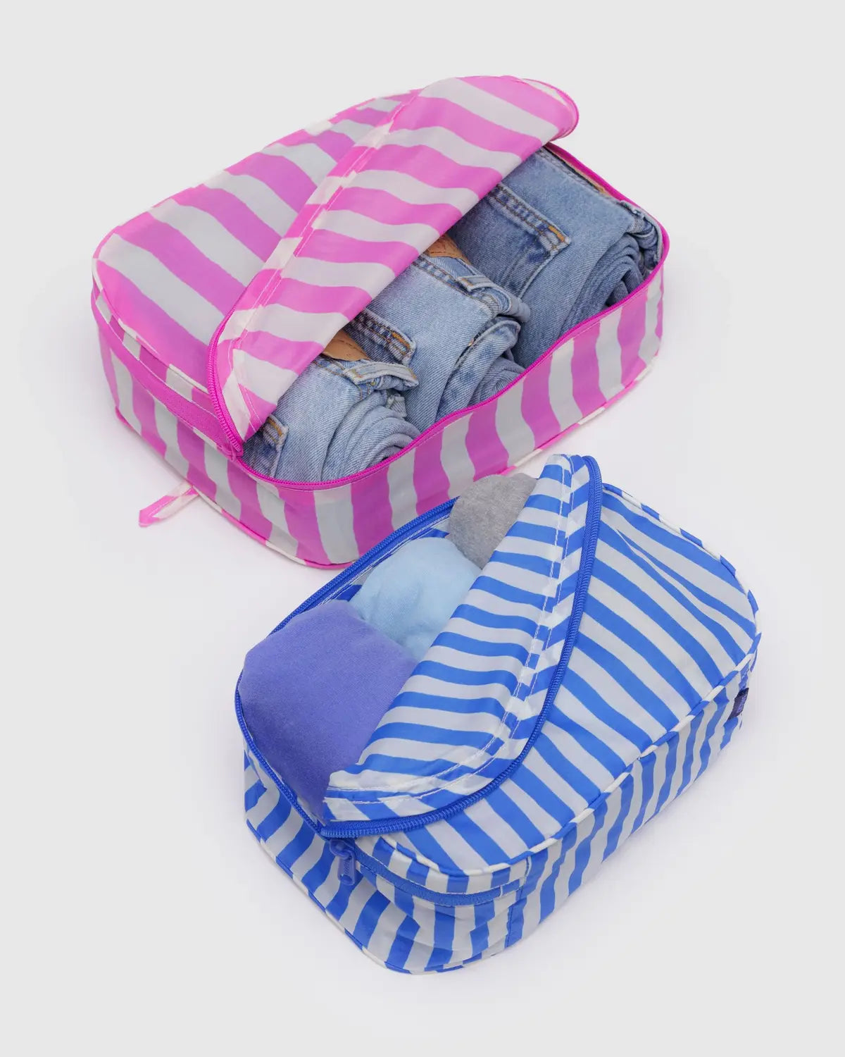 Painted Stripe Packing Cube Set | BAGGU | Packing + Organisation