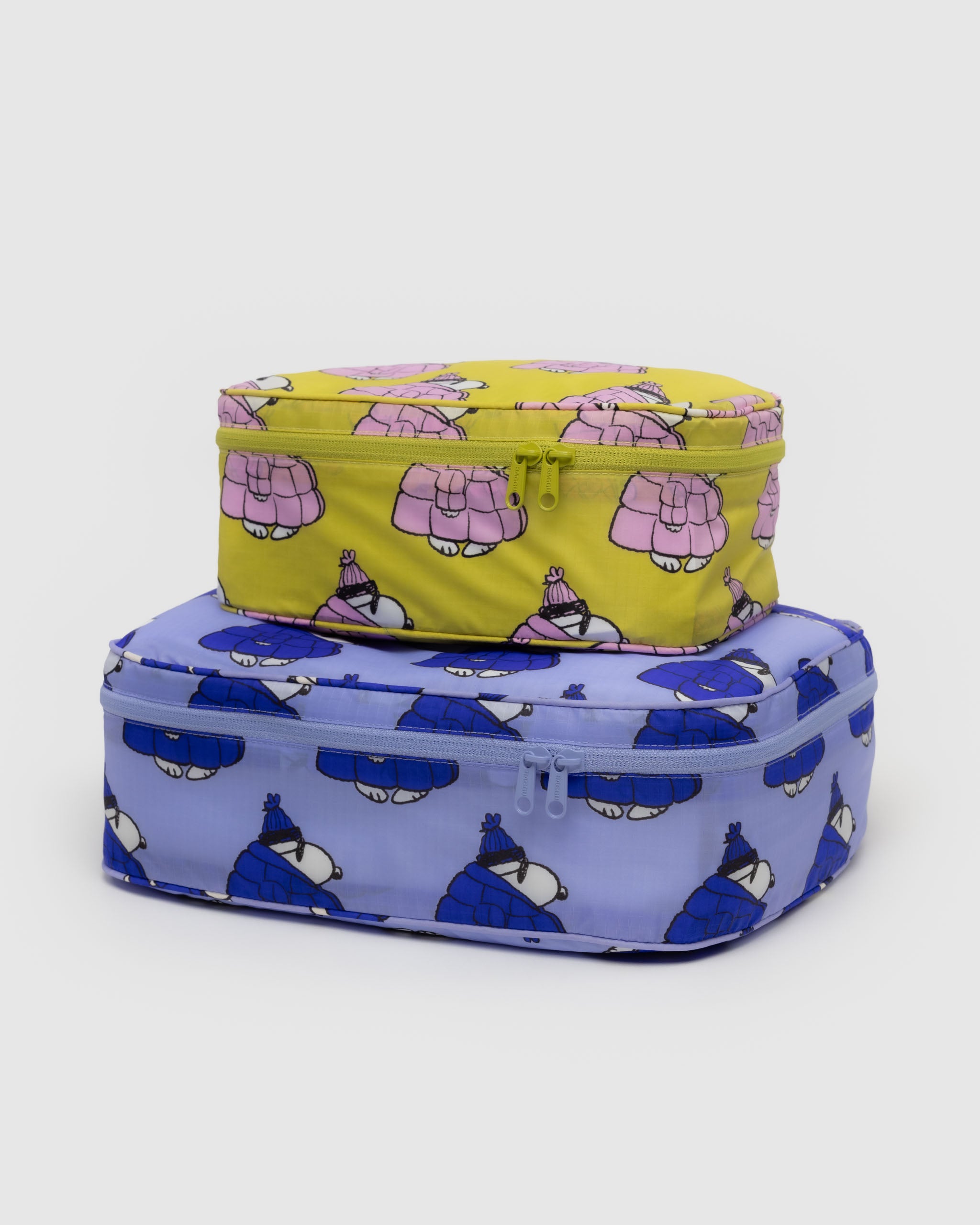 Puffer Snoopy Packing Cube Set | BAGGU | Packing + Organisation