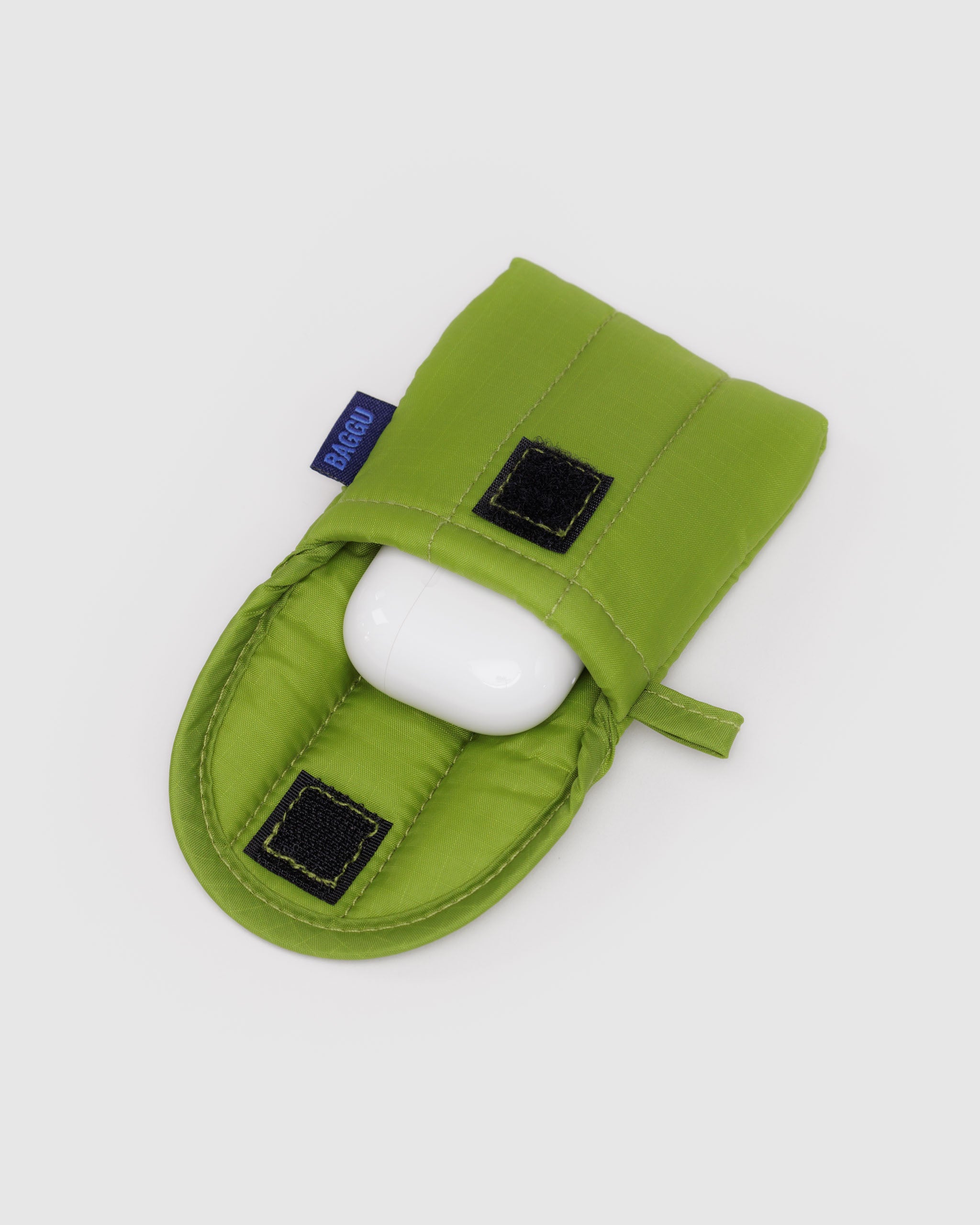 Green Juice Puffy Earbuds Case | BAGGU | Earbud Case