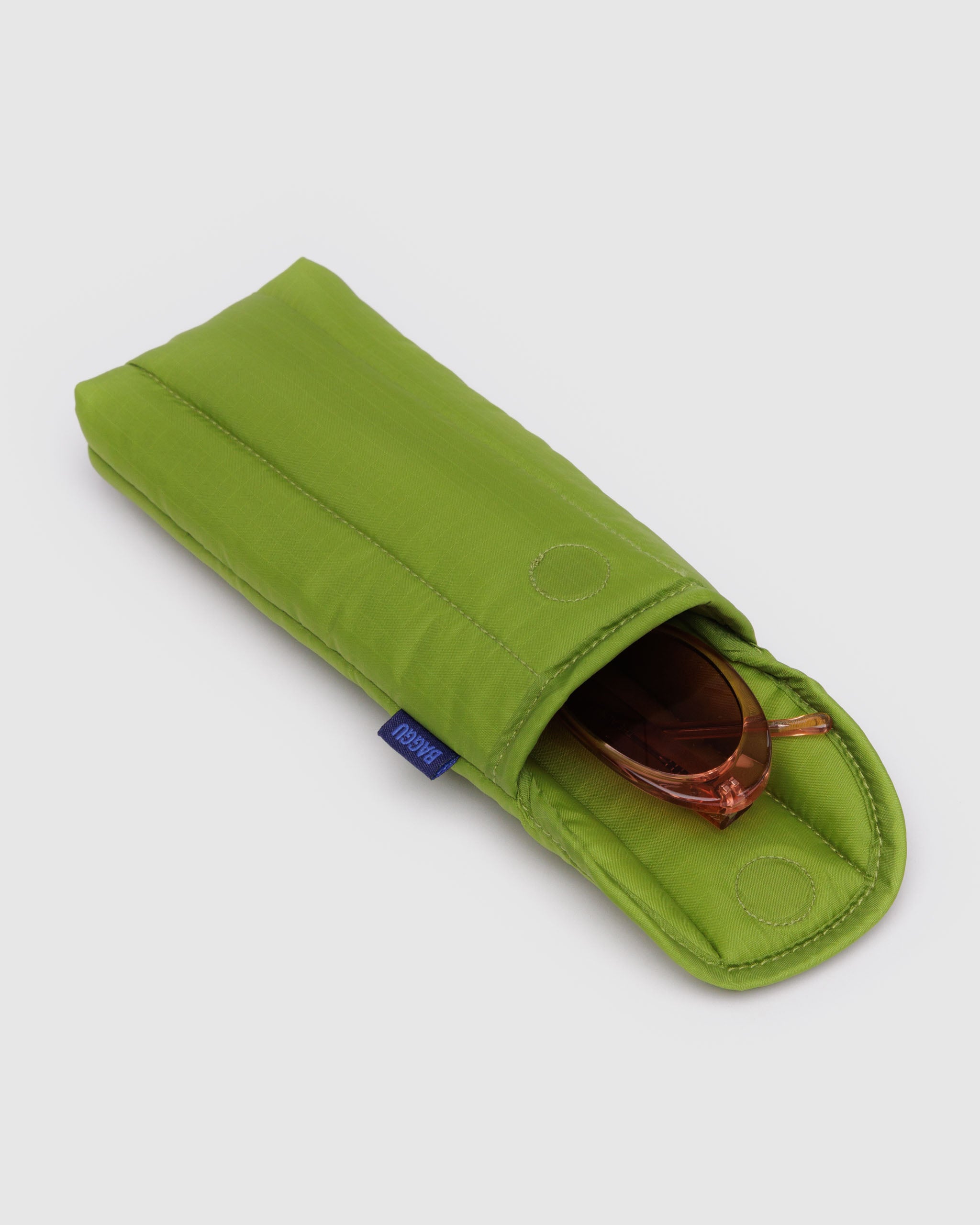 Green Juice Puffy Glasses Sleeve | BAGGU | Glasses Sleeves & Cases