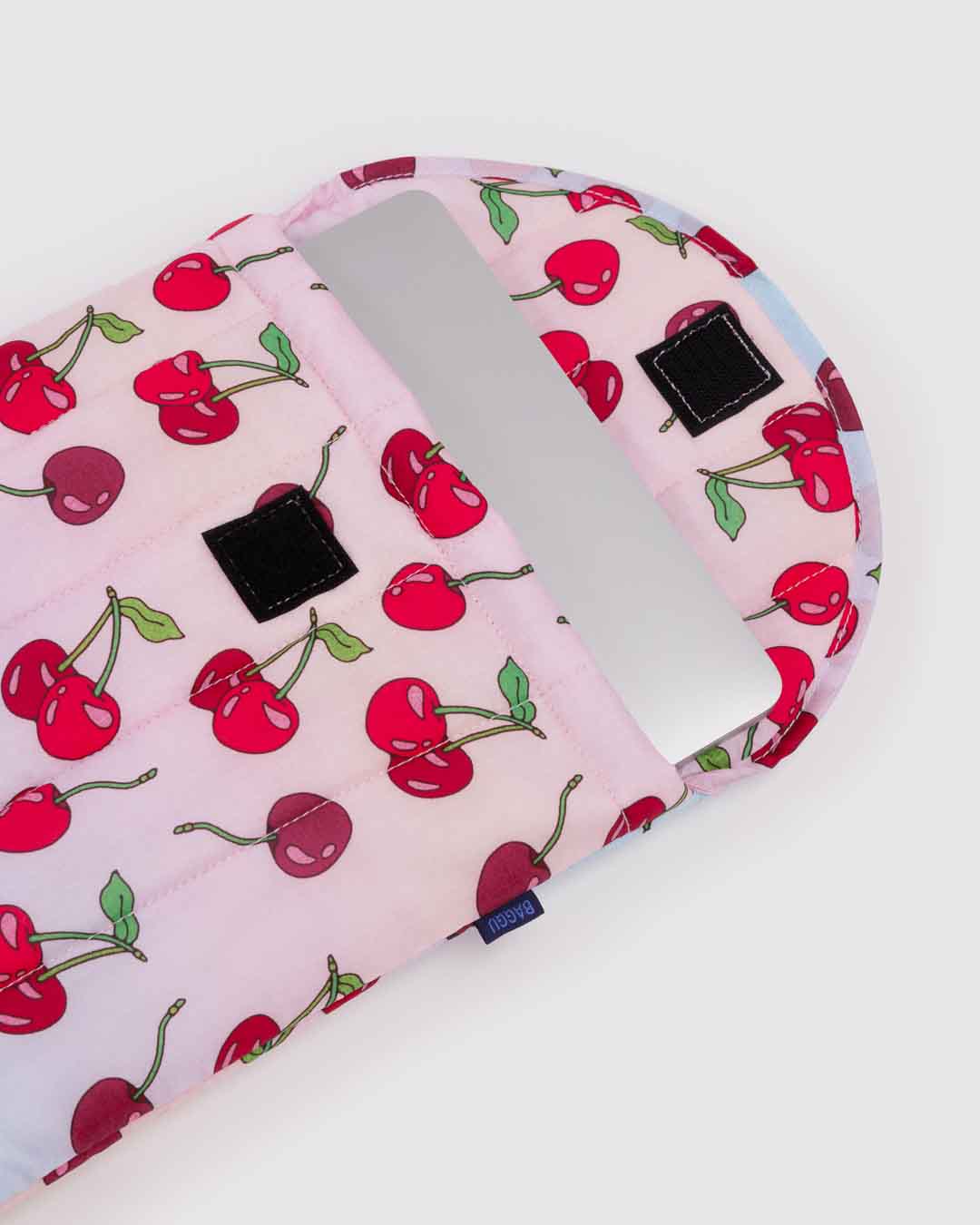 Cherries Puffy Laptop Sleeve 13"/14" BAGGU