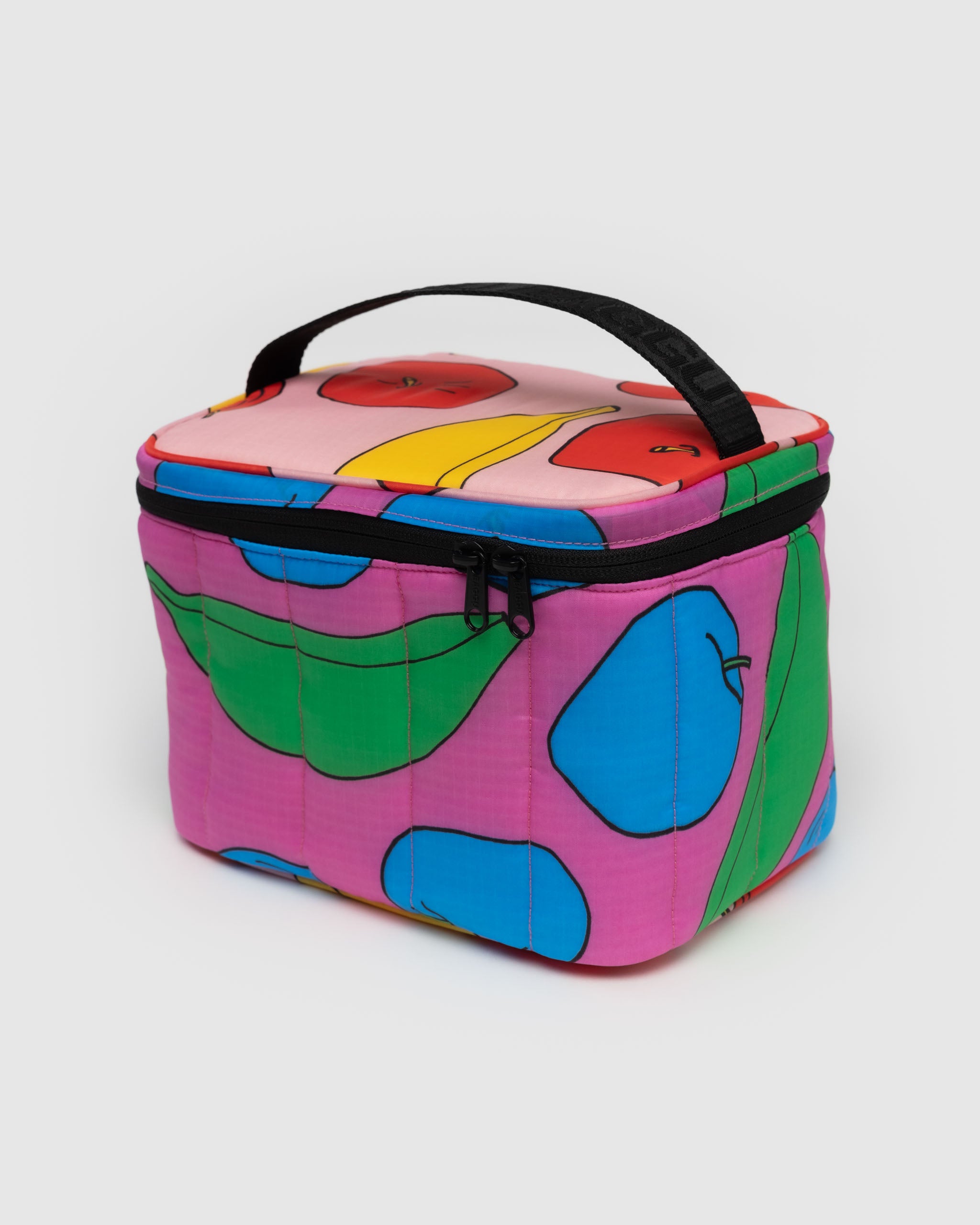 Apples & Bananas Mix Puffy Lunch Bag | BAGGU | Insulated Lunch Bag