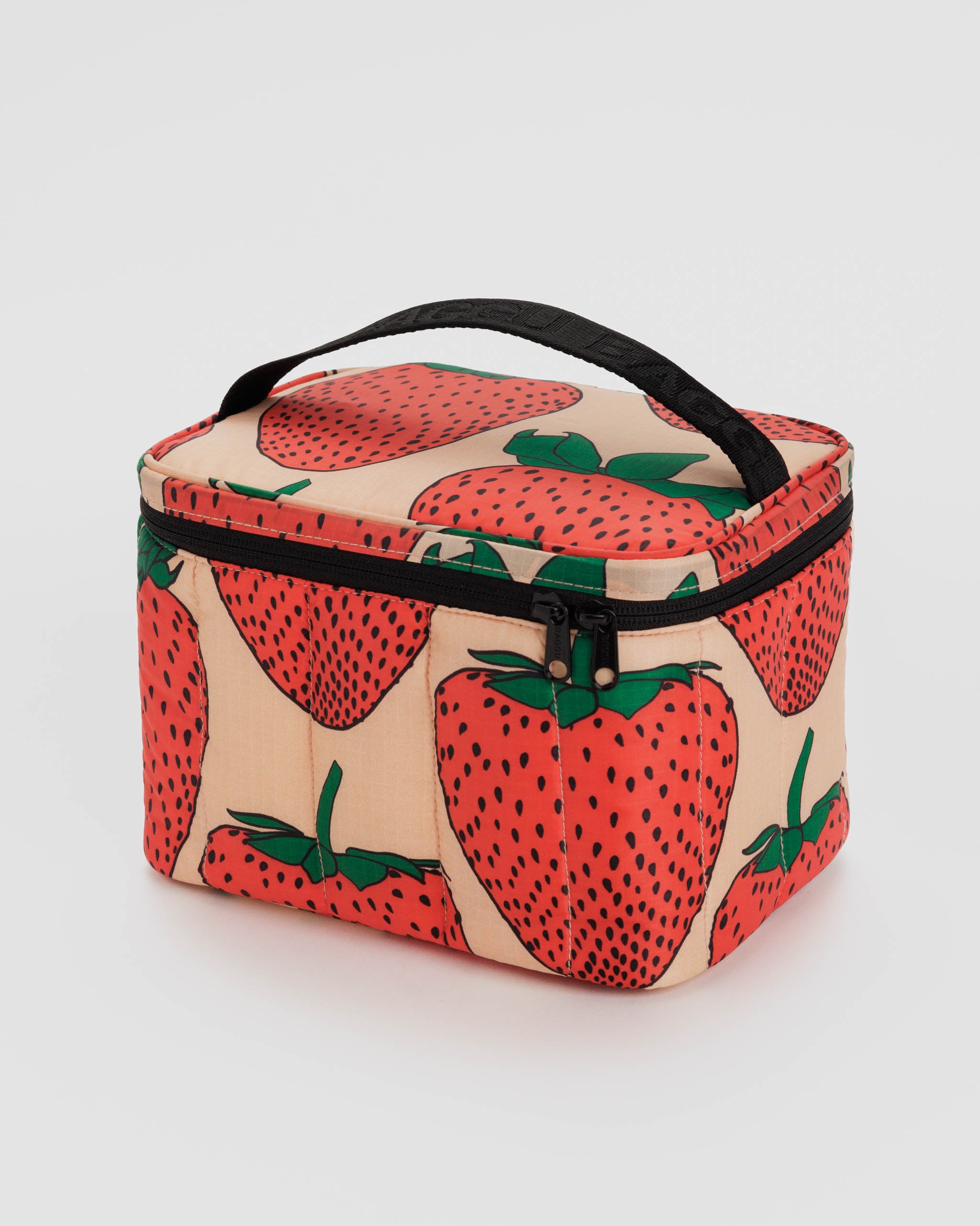 Strawberry Puffy Lunch Bag | BAGGU | Insulated Lunch Bag
