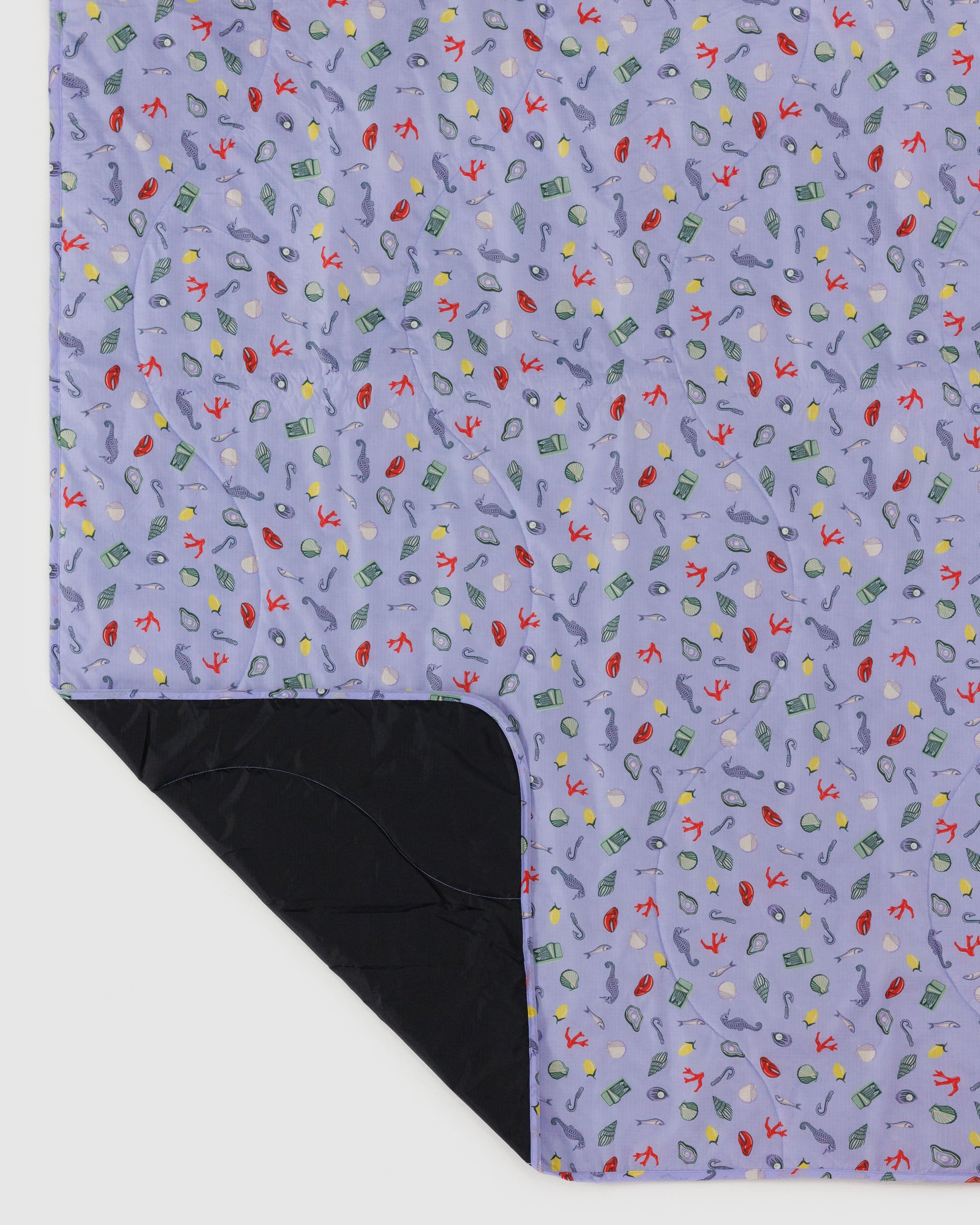 Sea Charms Puffy Picnic Blanket