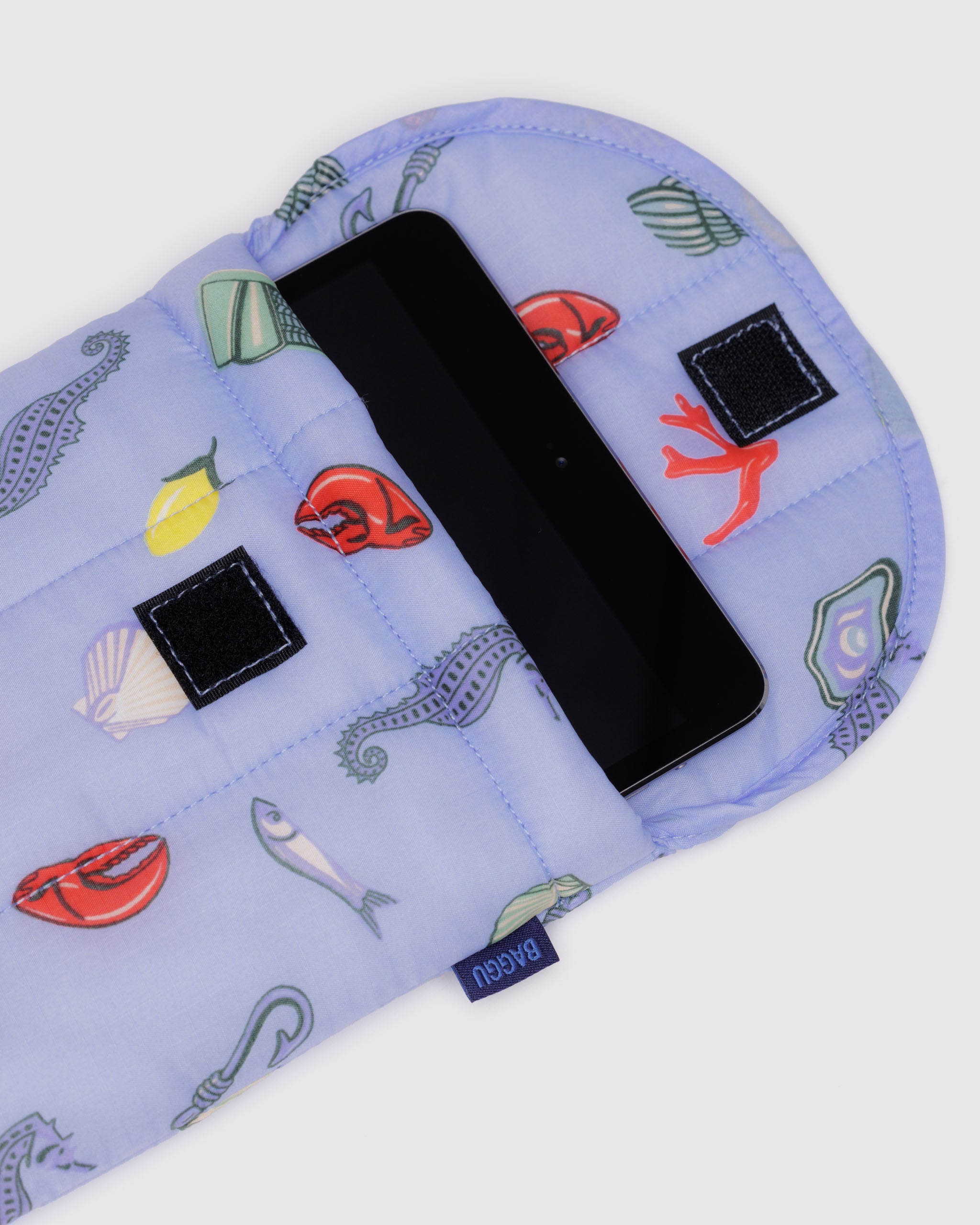 Sea Charms Puffy Tablet Sleeve 8" | BAGGU | Tablet Sleeve