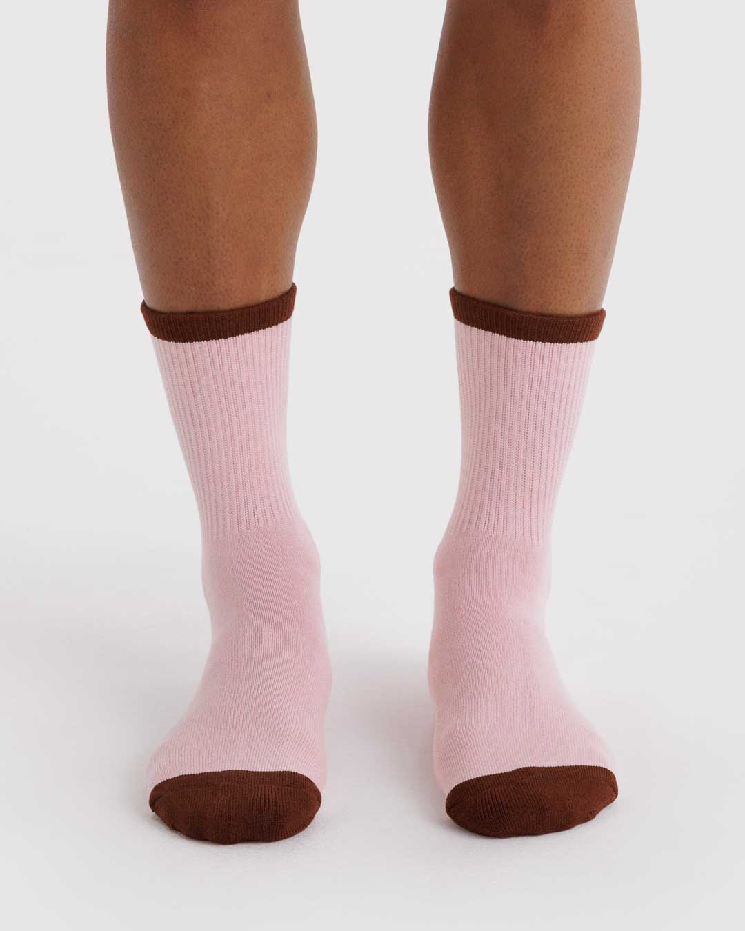 Blush Mix Ribbed Sock