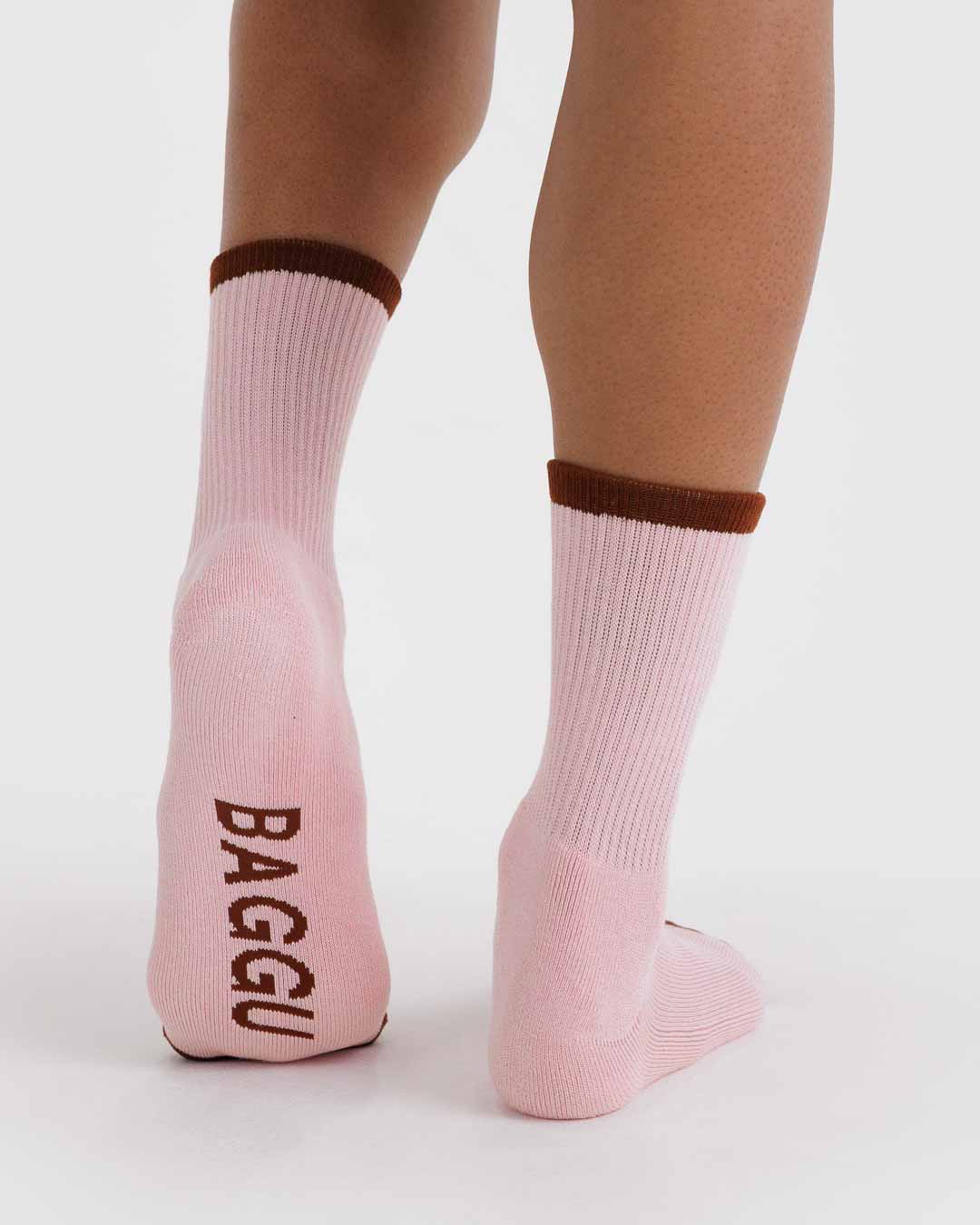 Blush Mix Ribbed Sock