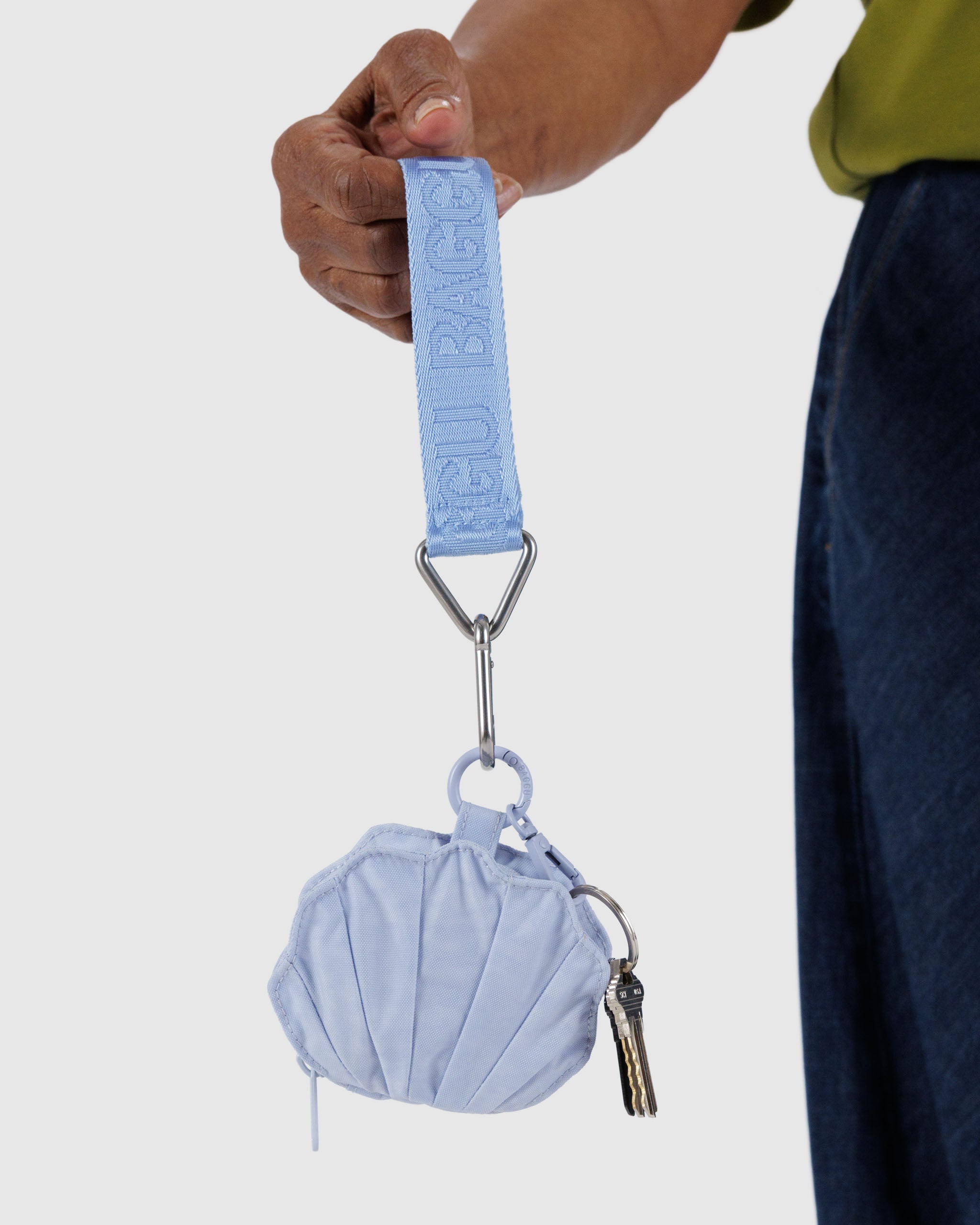 Lavender Grey Shell Charm