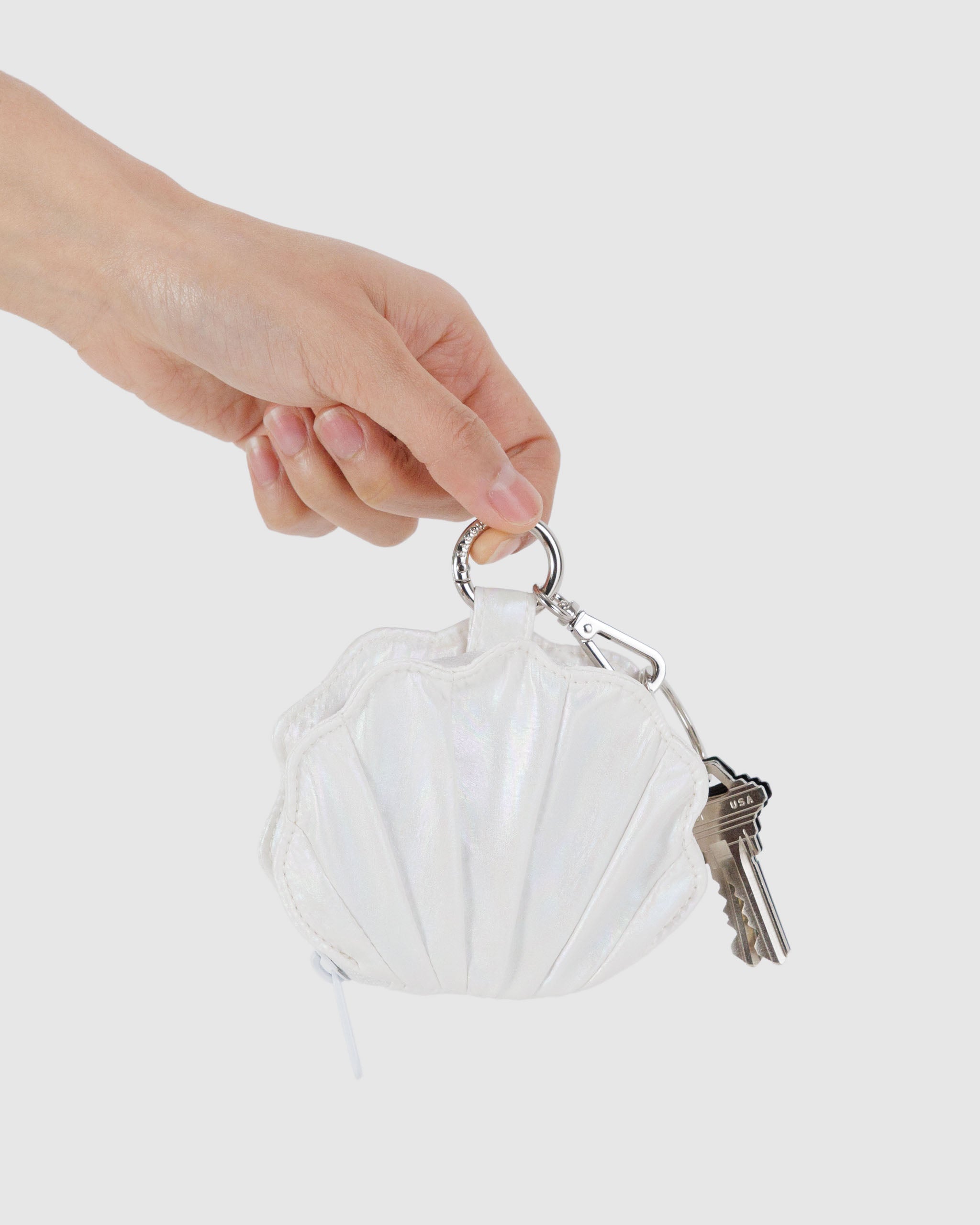 Pearl Metallic Shell Charm