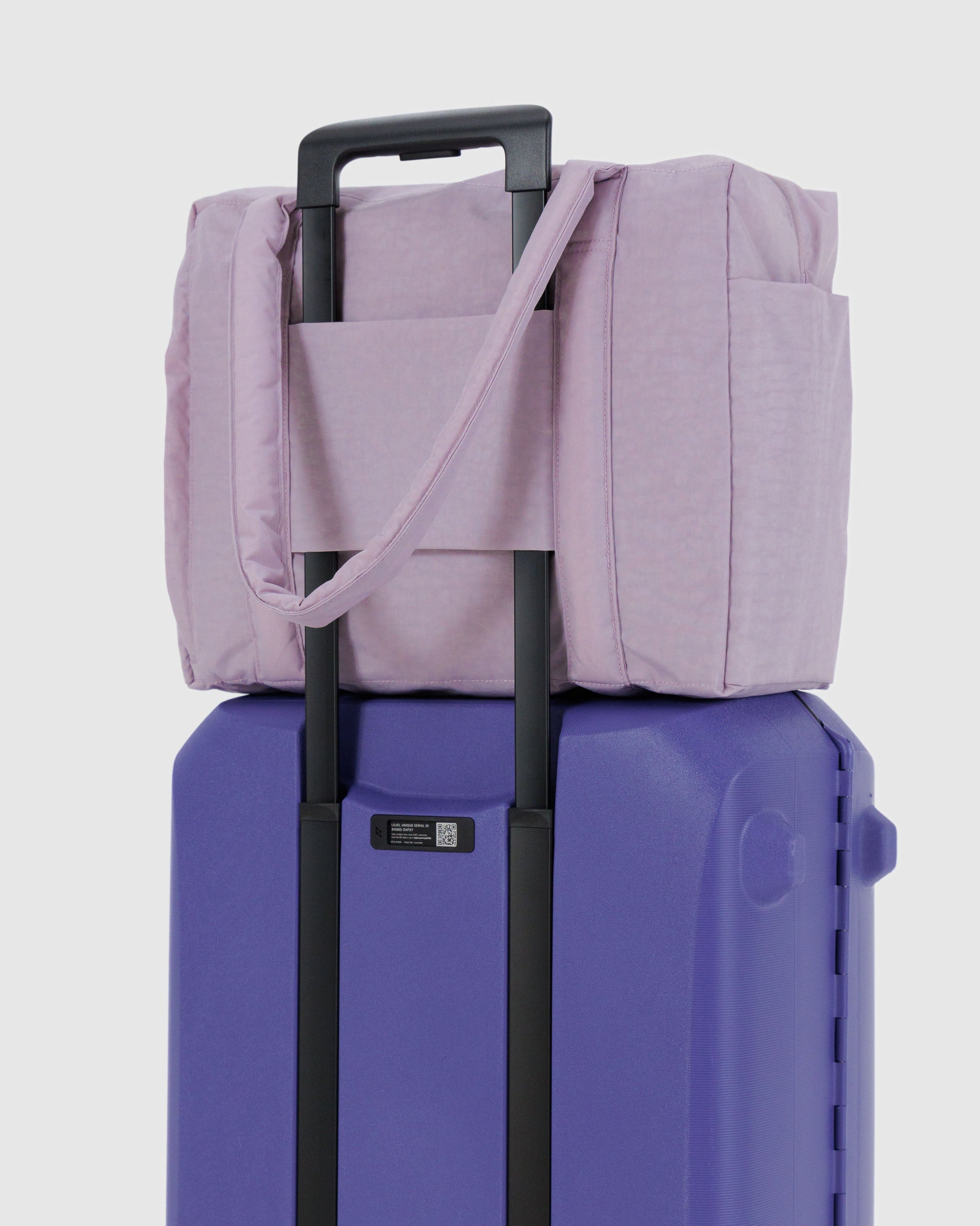 Dusty Pink Small Cloud Carry-On | BAGGU | Travel Bag