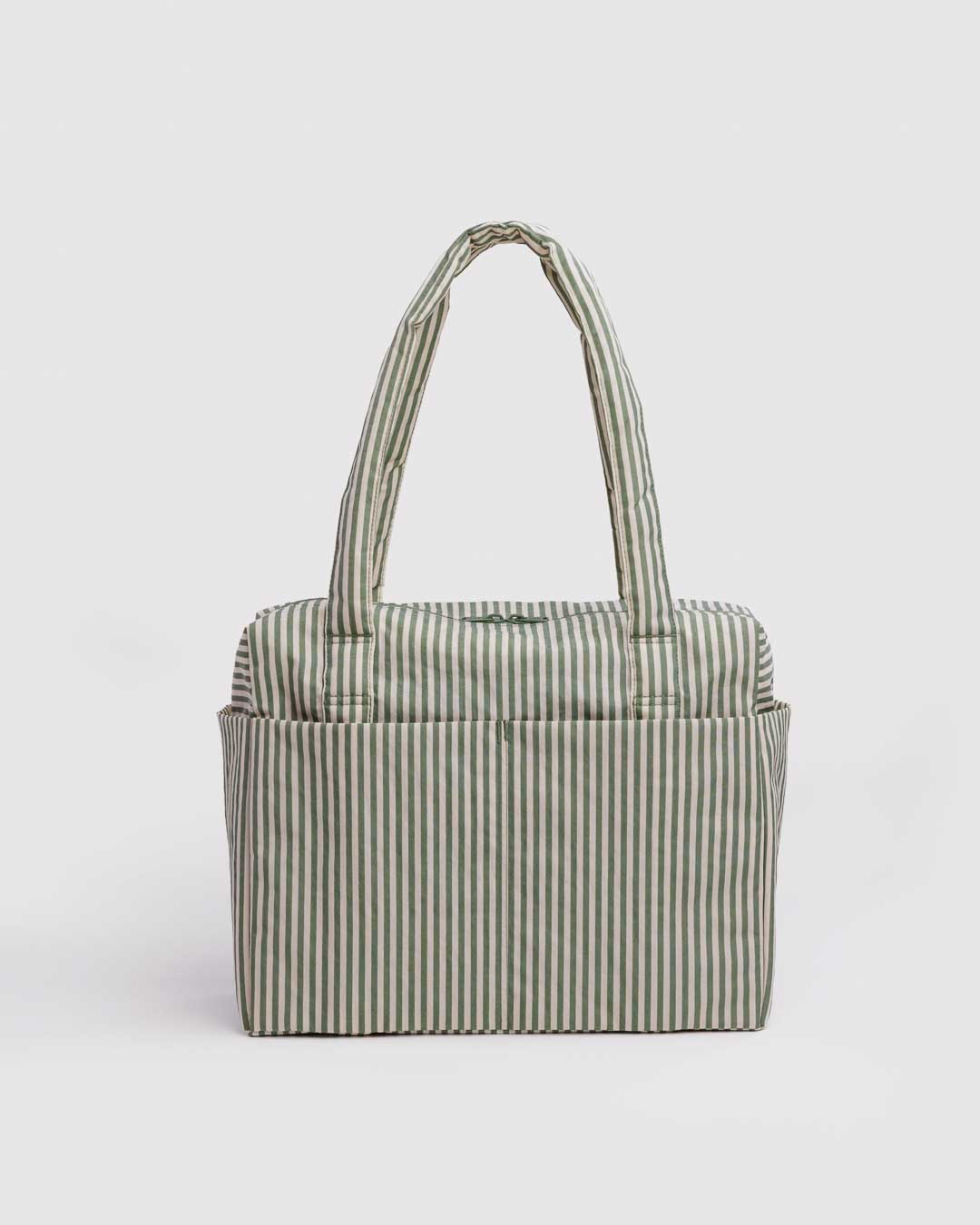Sage Stripe Small Cloud Carry-On