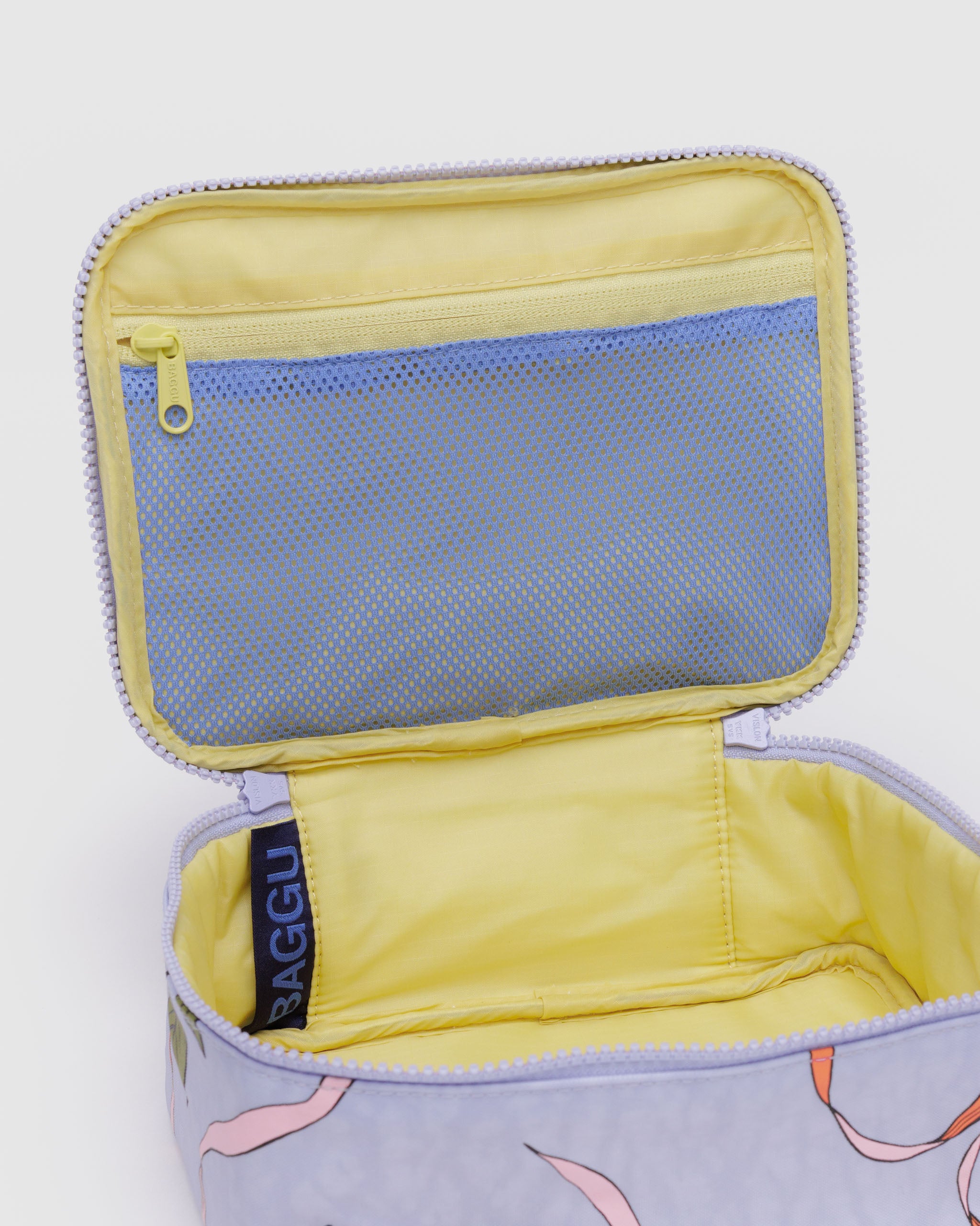 Apricots & Ribbons Small Cosmetic Case | BAGGU | Cosmetic + Toiletry Bags