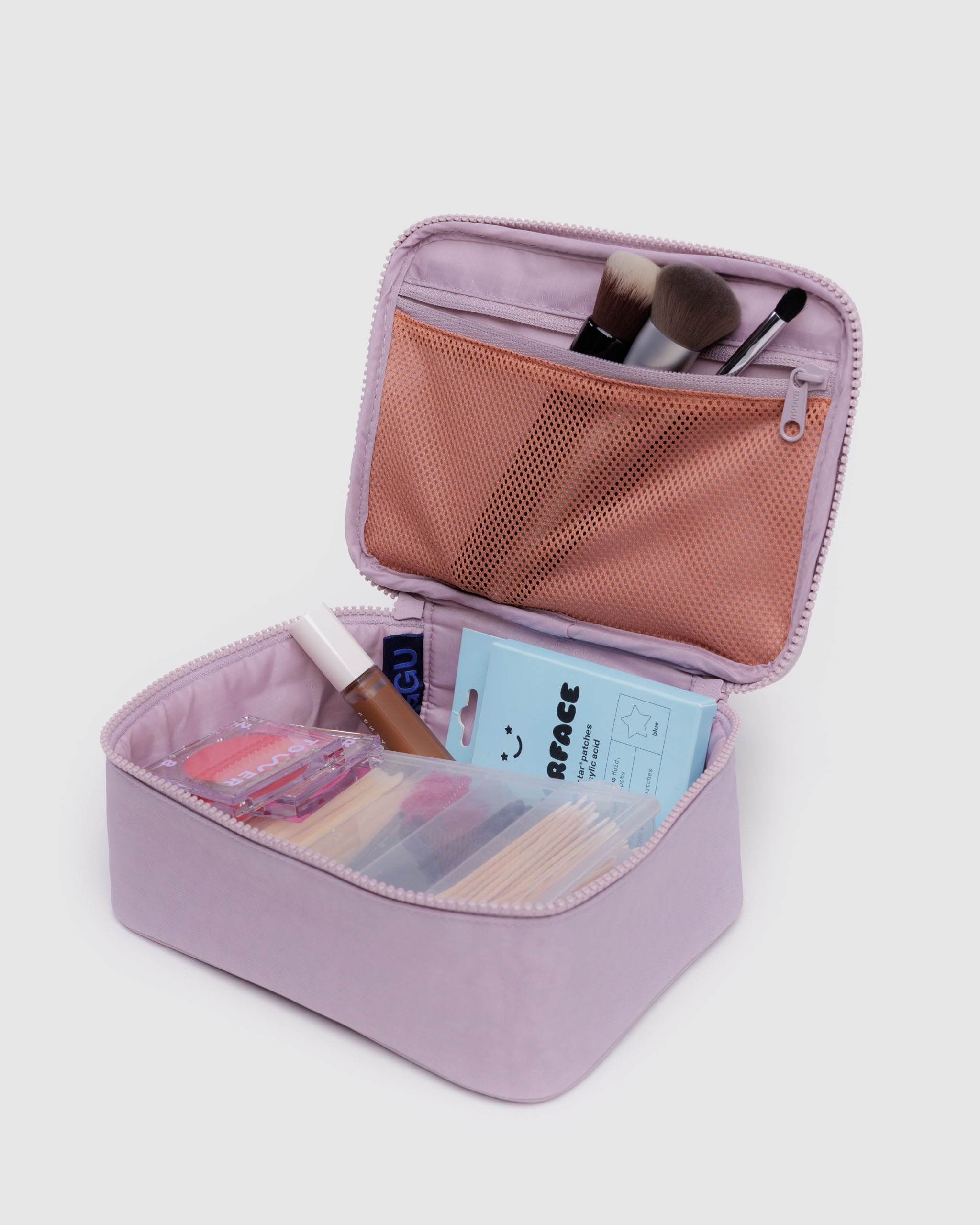 Dusty Pink Small Cosmetic Case | BAGGU | Cosmetic + Toiletry Bags