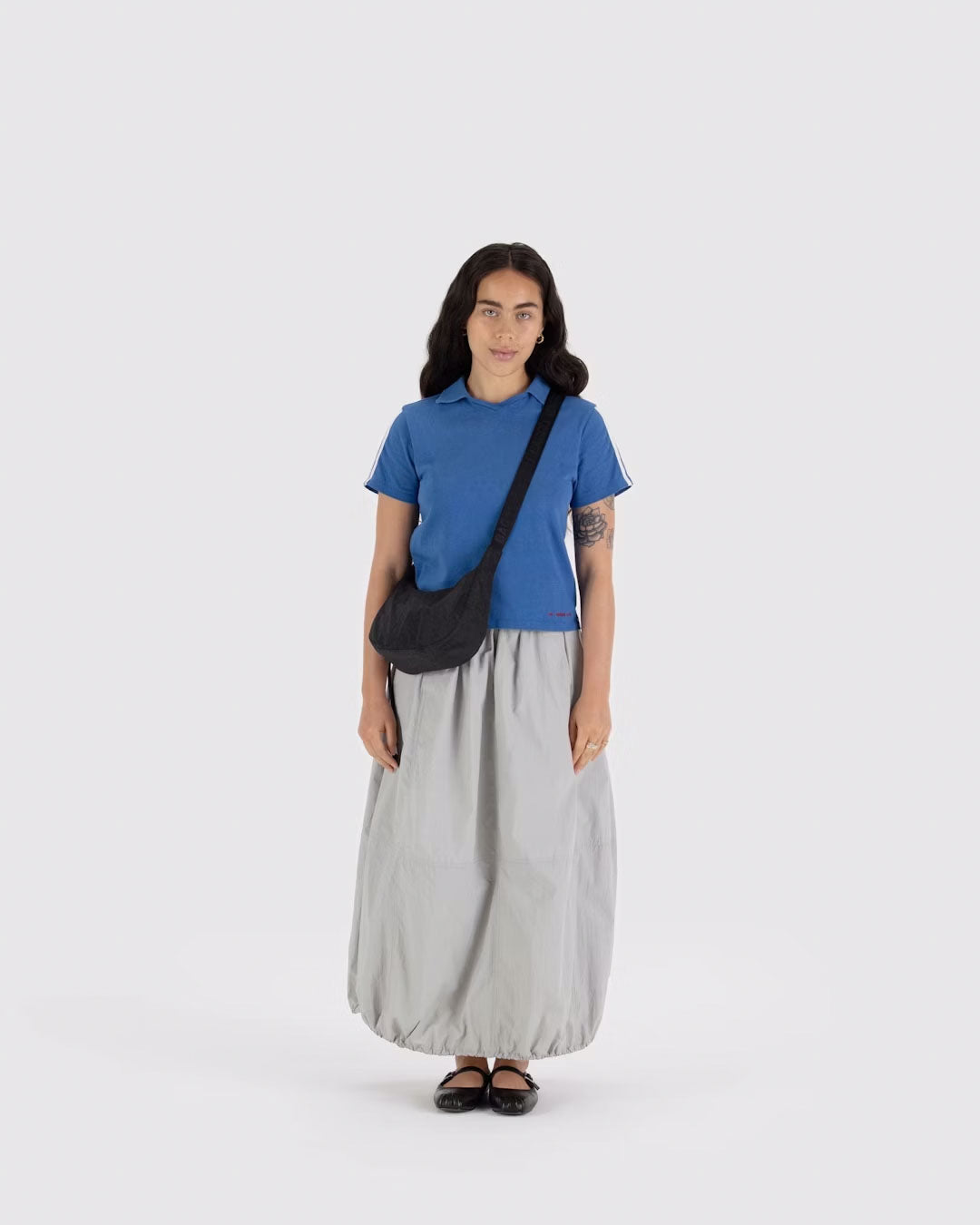 Black Small Crescent Bag | BAGGU | Crossbody Bag