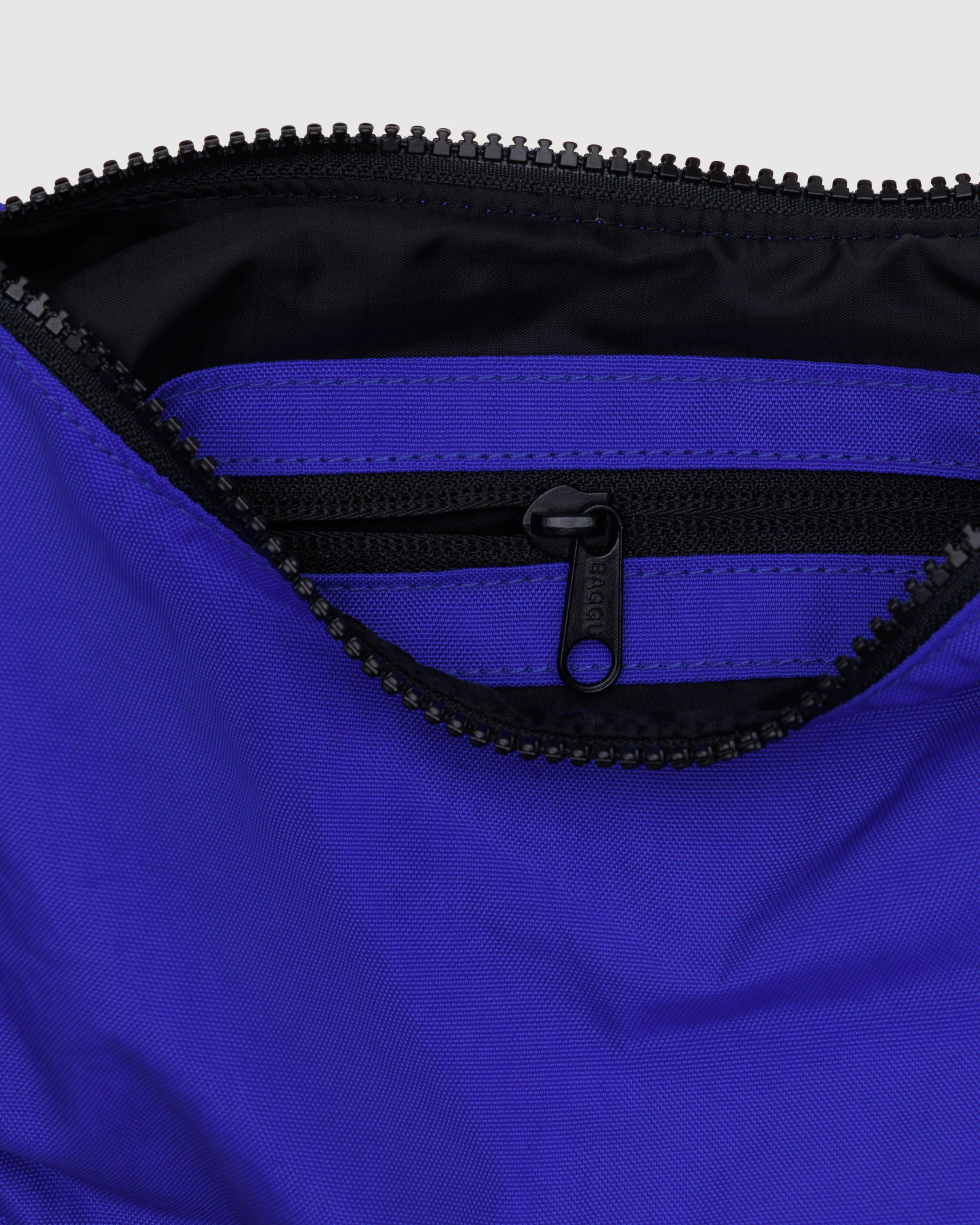 Lapis Small Nylon Crescent Bag | BAGGU | Crossbody Bag