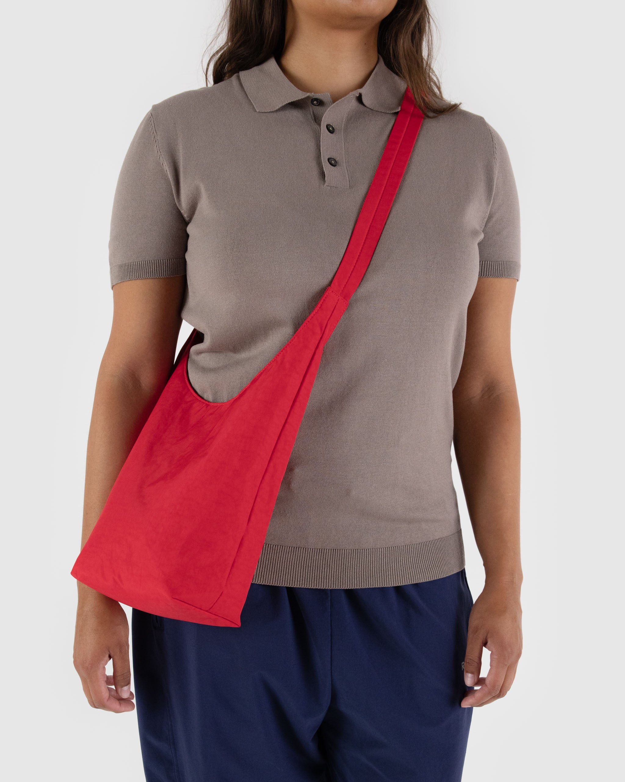 Candy Apple Small Nylon Sling Bag | BAGGU | Crossbody Bag