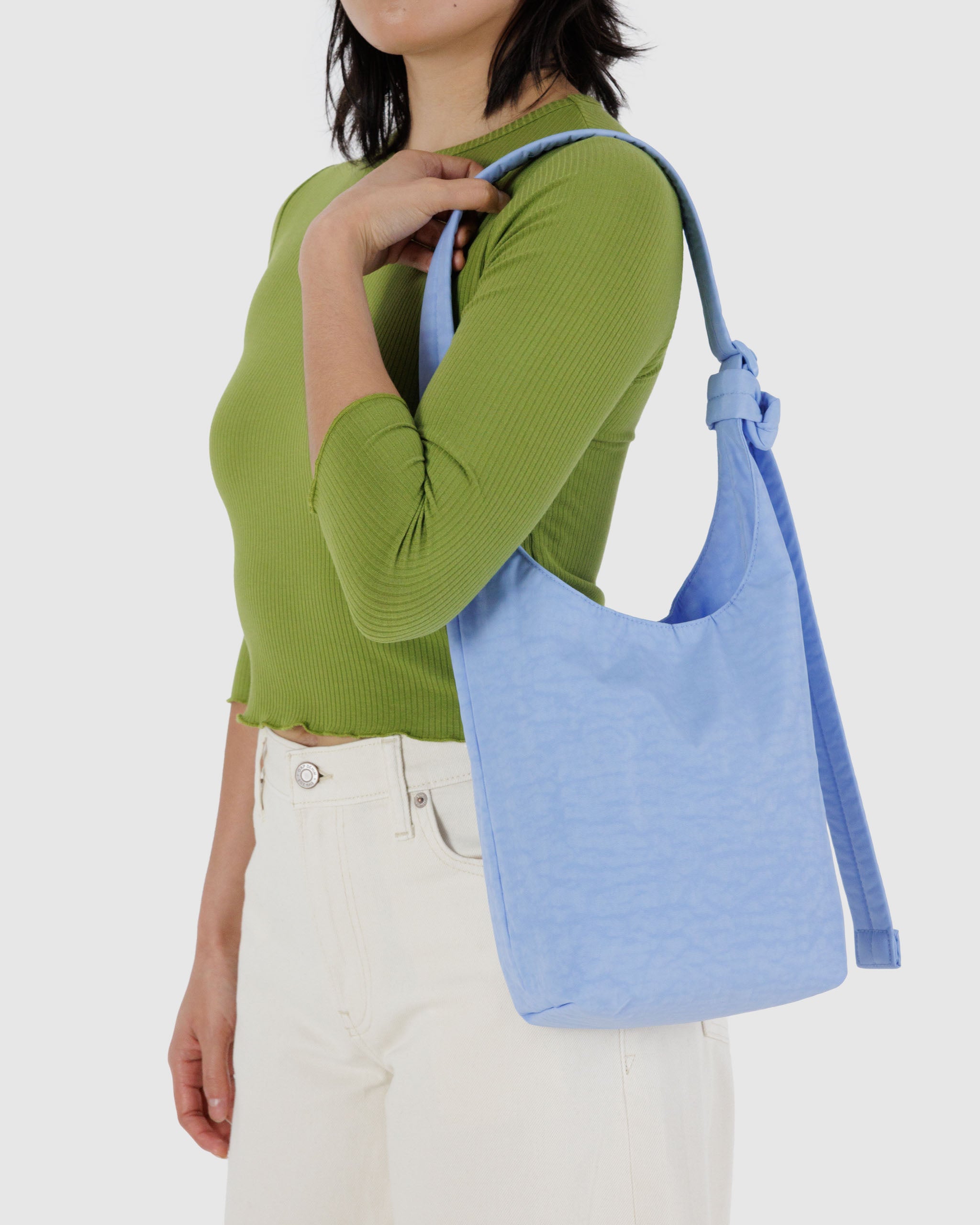 French Blue Small Nylon Sling | BAGGU | Crossbody Bag