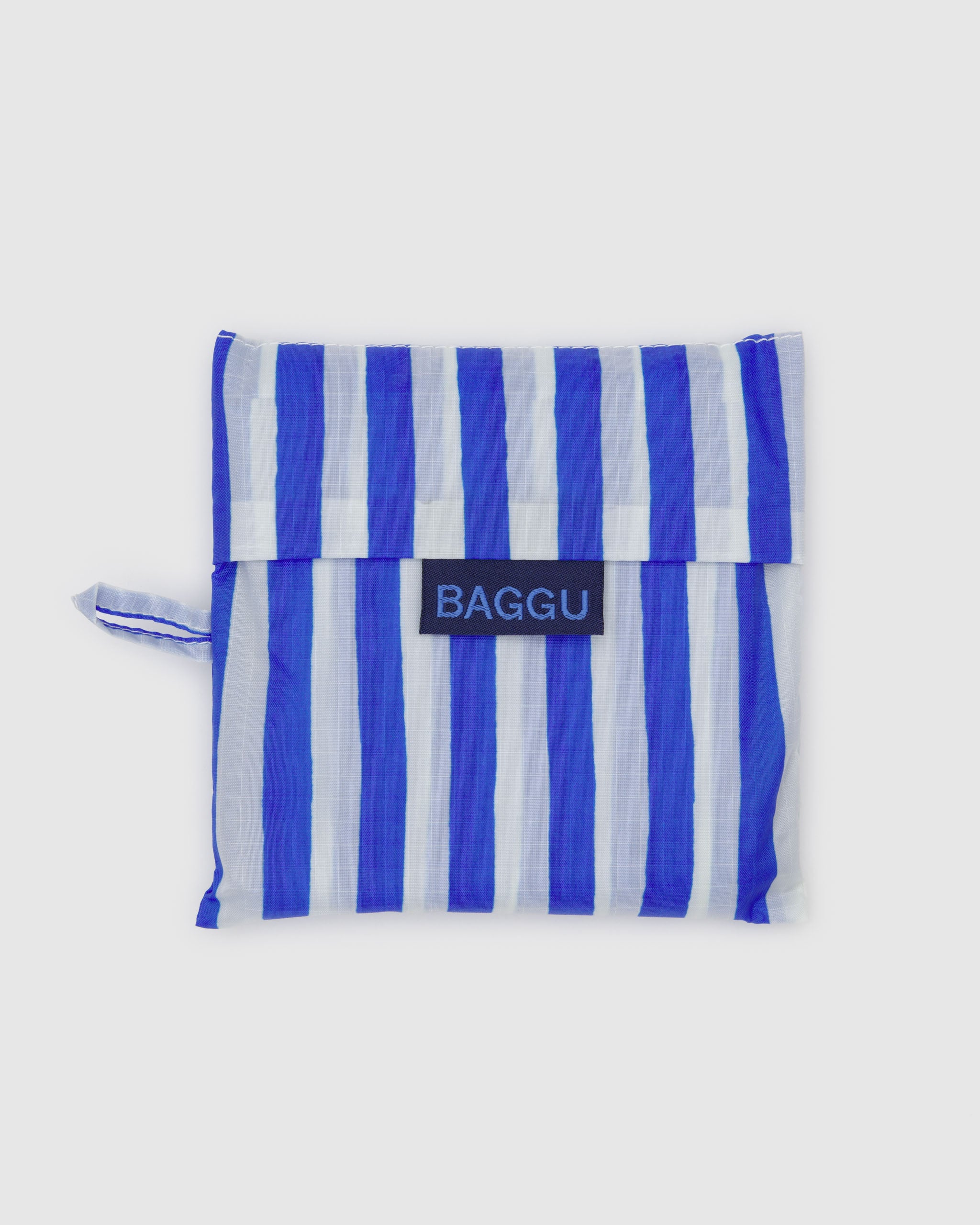Blue Painted Stripe Standard BAGGU | BAGGU | Shopping Tote Bag