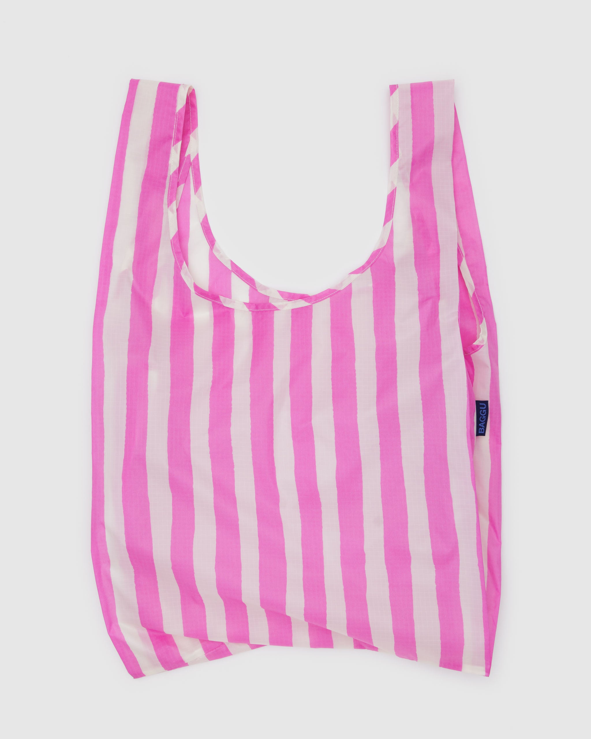 Pink Painted Stripe Standard BAGGU