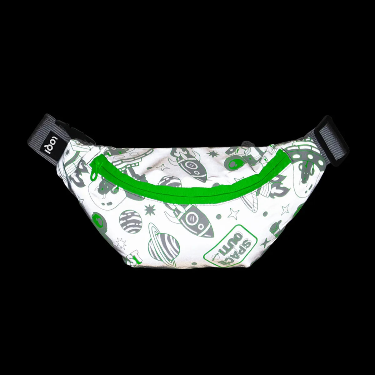 Space UFO Reflective Kids Bum Bag | LOQI | Bumbags