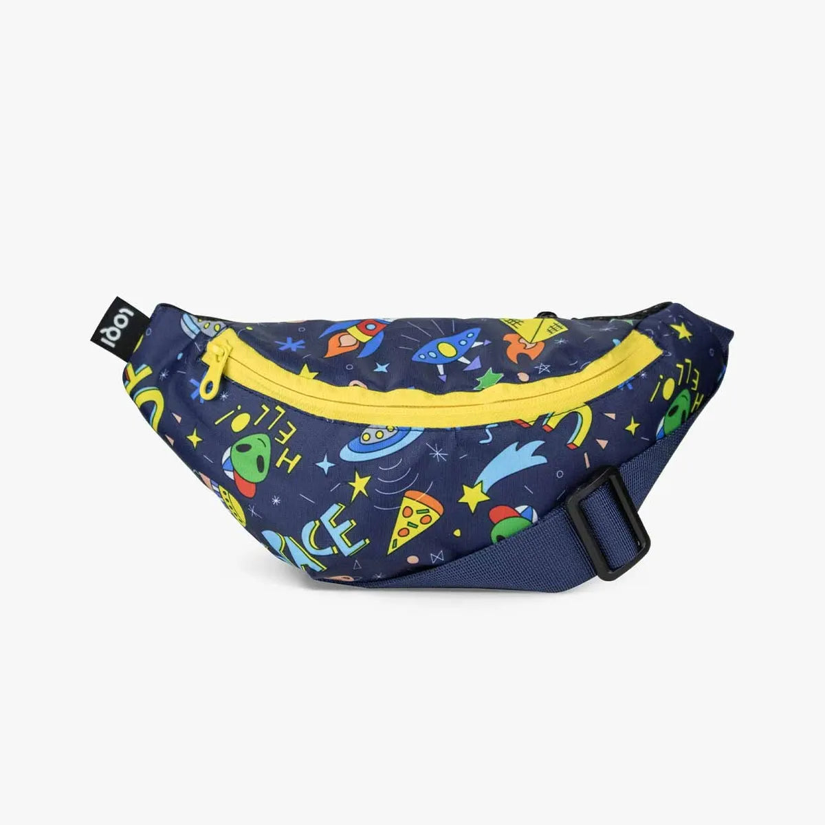 Space UFO Kids Recycled Mini Bum Bag | LOQI | Bumbags