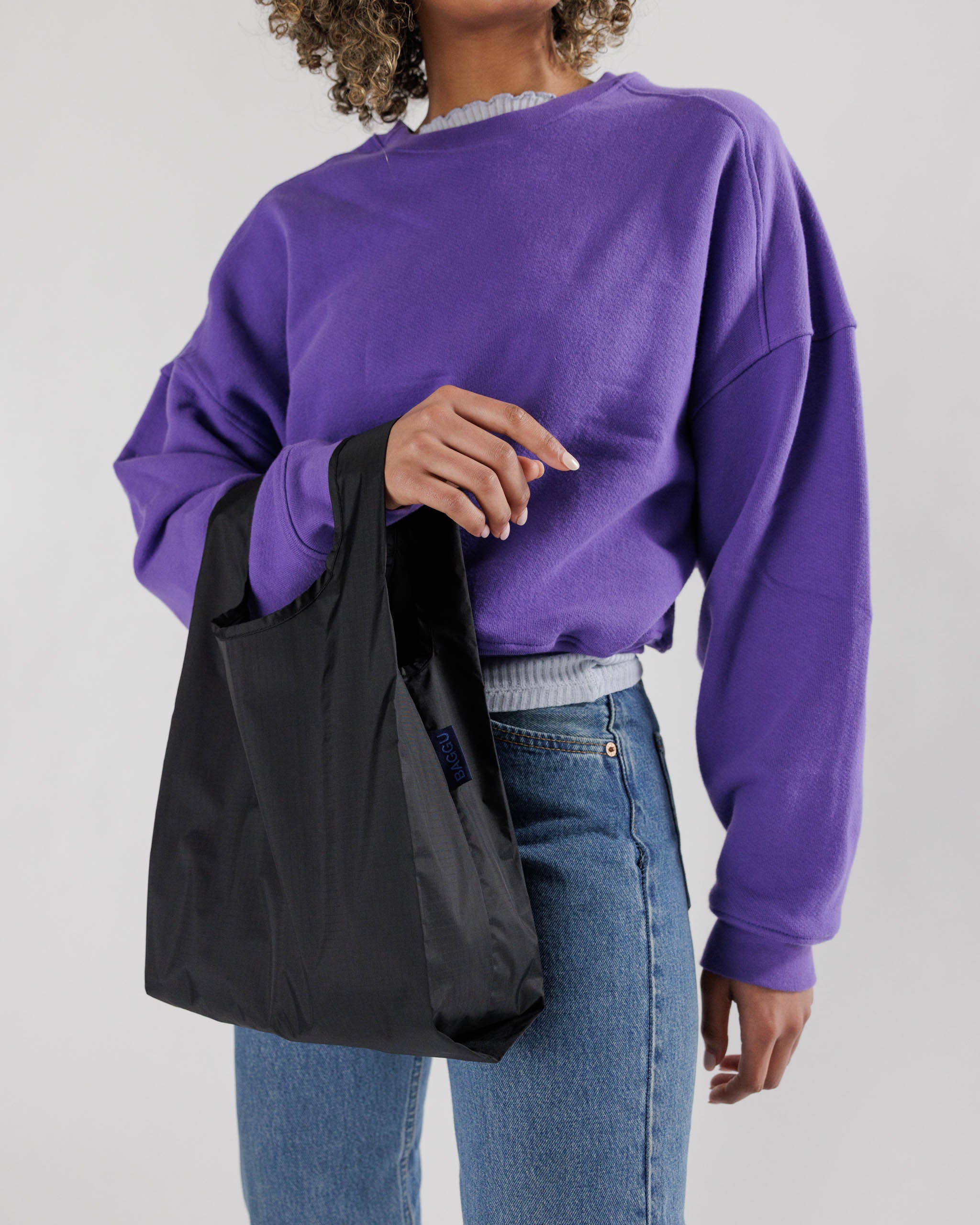 Classic Black Baby Baggu | BAGGU | Shopping Tote Bag