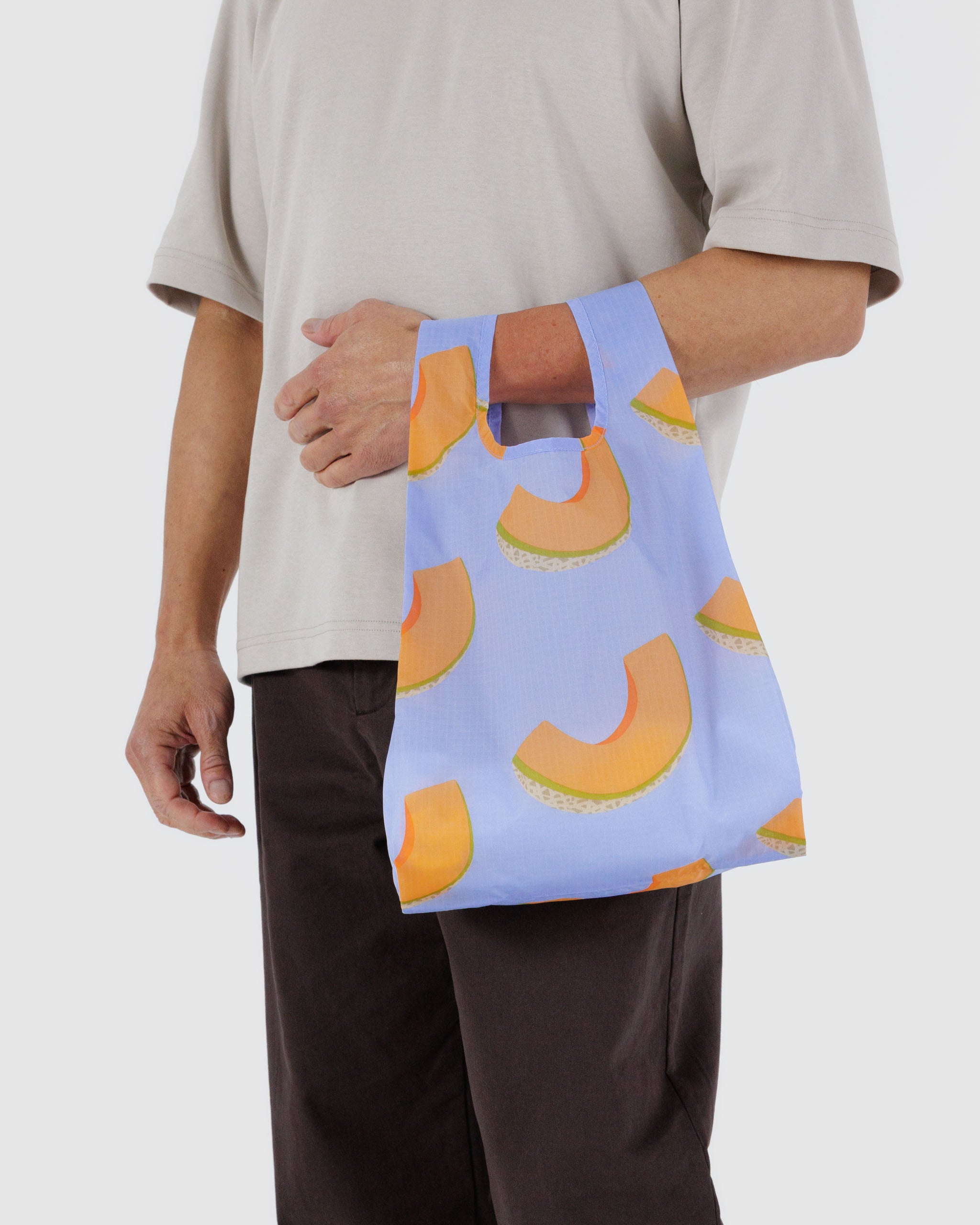 Cantaloupe Blue Baby Baggu | BAGGU | Shopping Tote