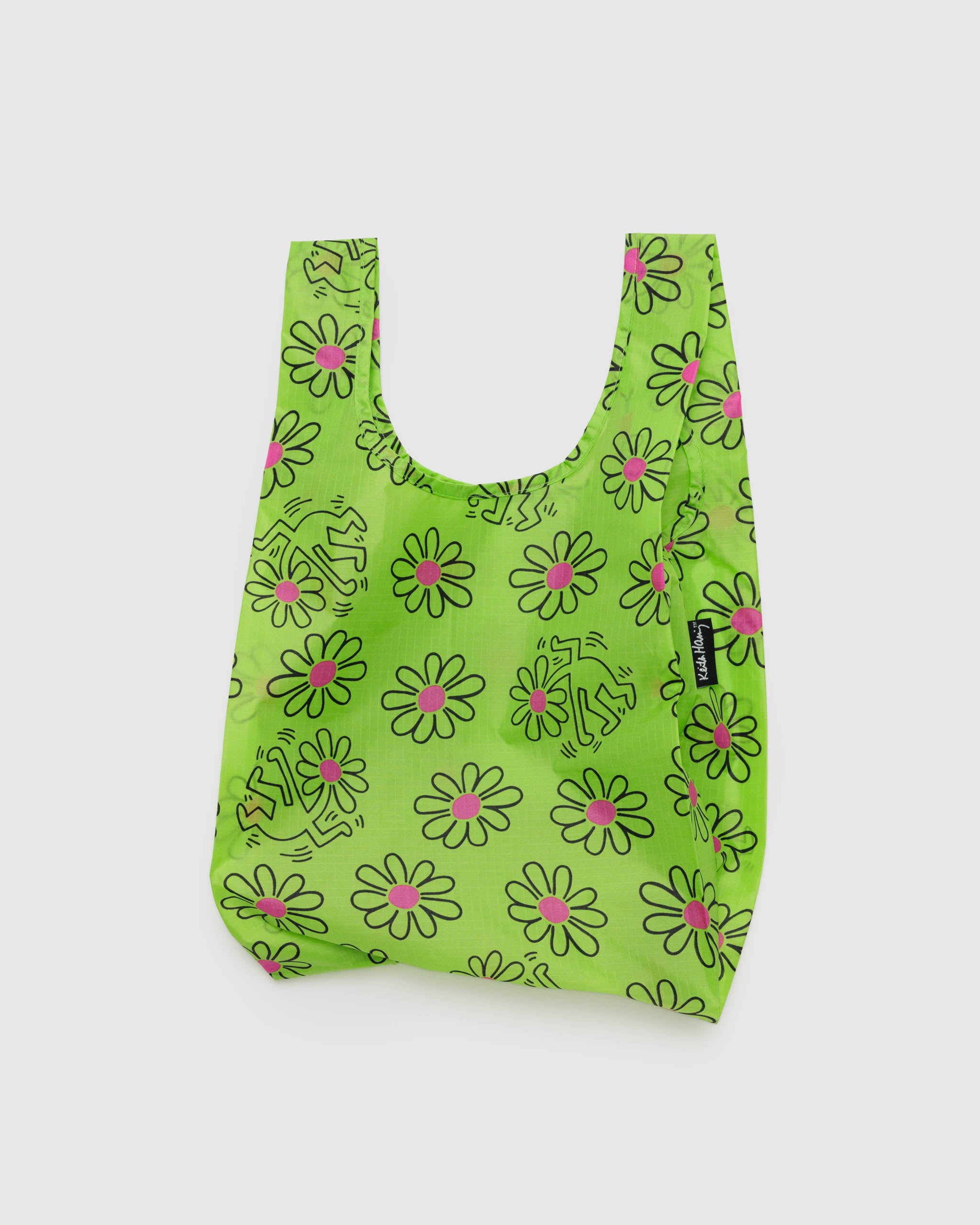 Keith Haring Flowers Baby BAGGU | BAGGU | Shopping Tote