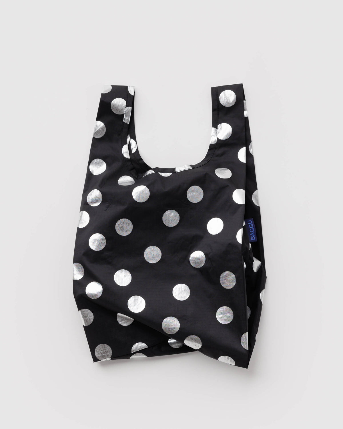Silver Metallic Polka Dot Baby BAGGU | BAGGU | Baby BAGGU