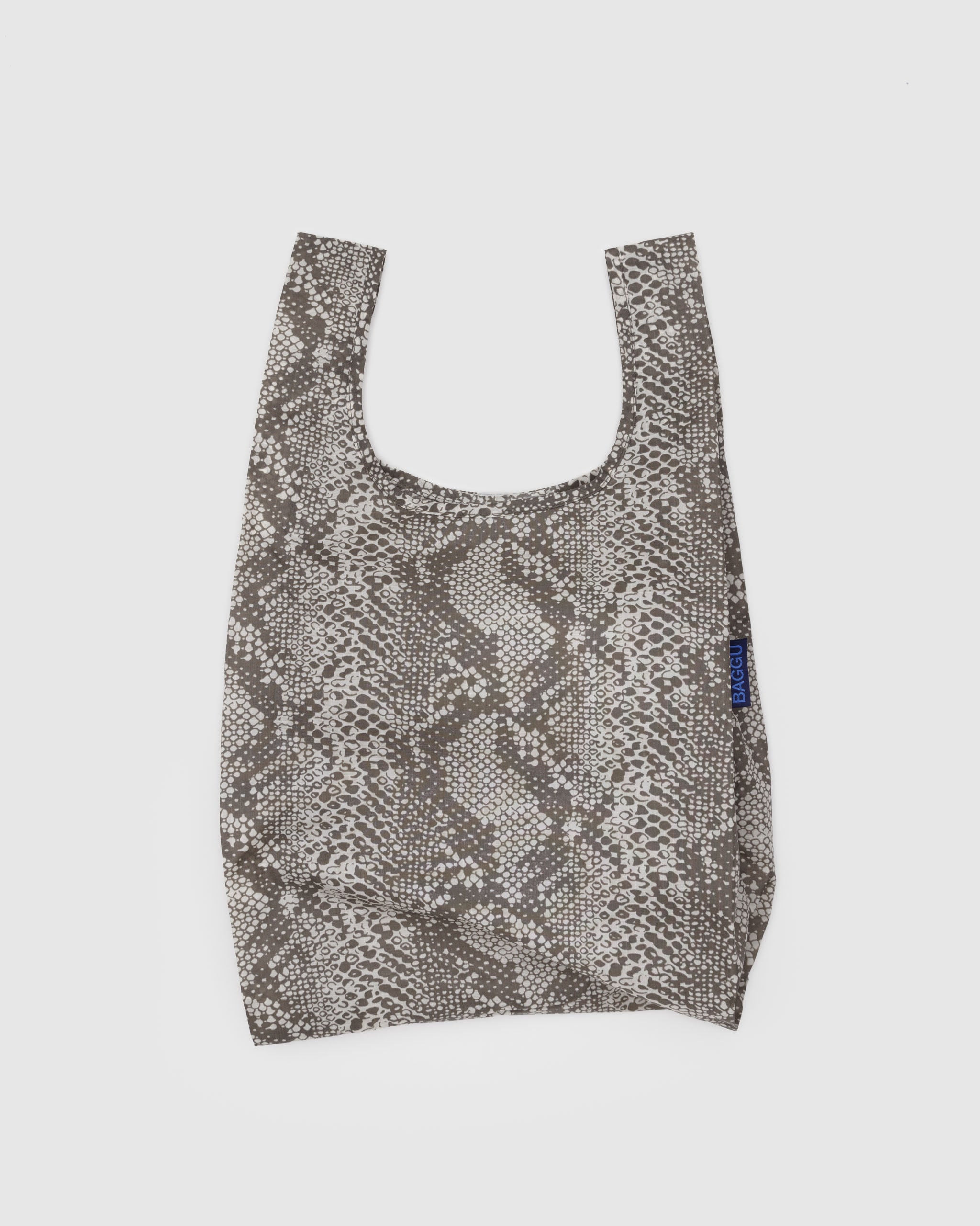 Snakeskin Baby Baggu | BAGGU | Shopping Tote
