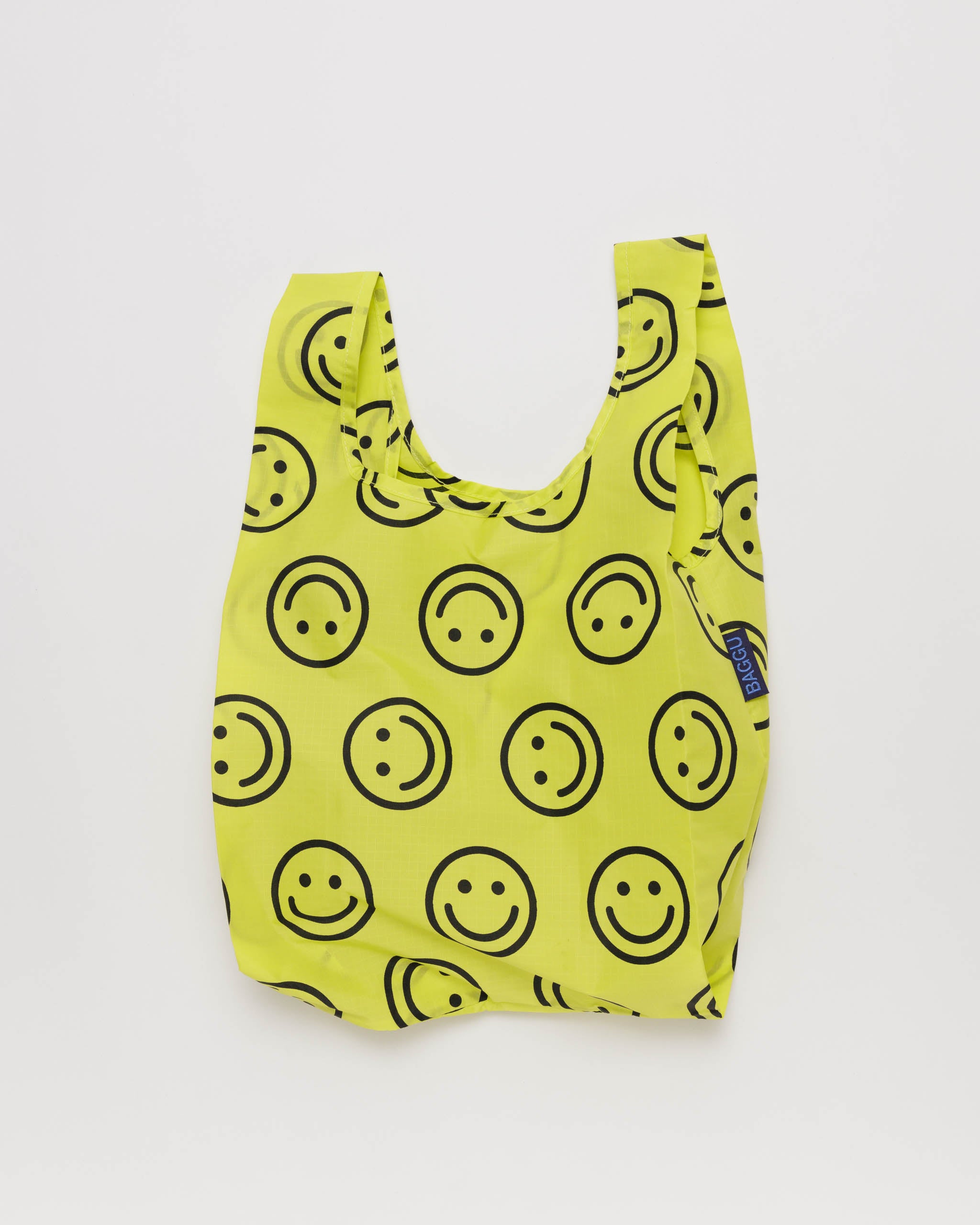 Yellow Happy Baby BAGGU | BAGGU | Shopping Tote Bag
