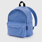 A medium recycled nylon backpack from BAGGU in Pansy Blue