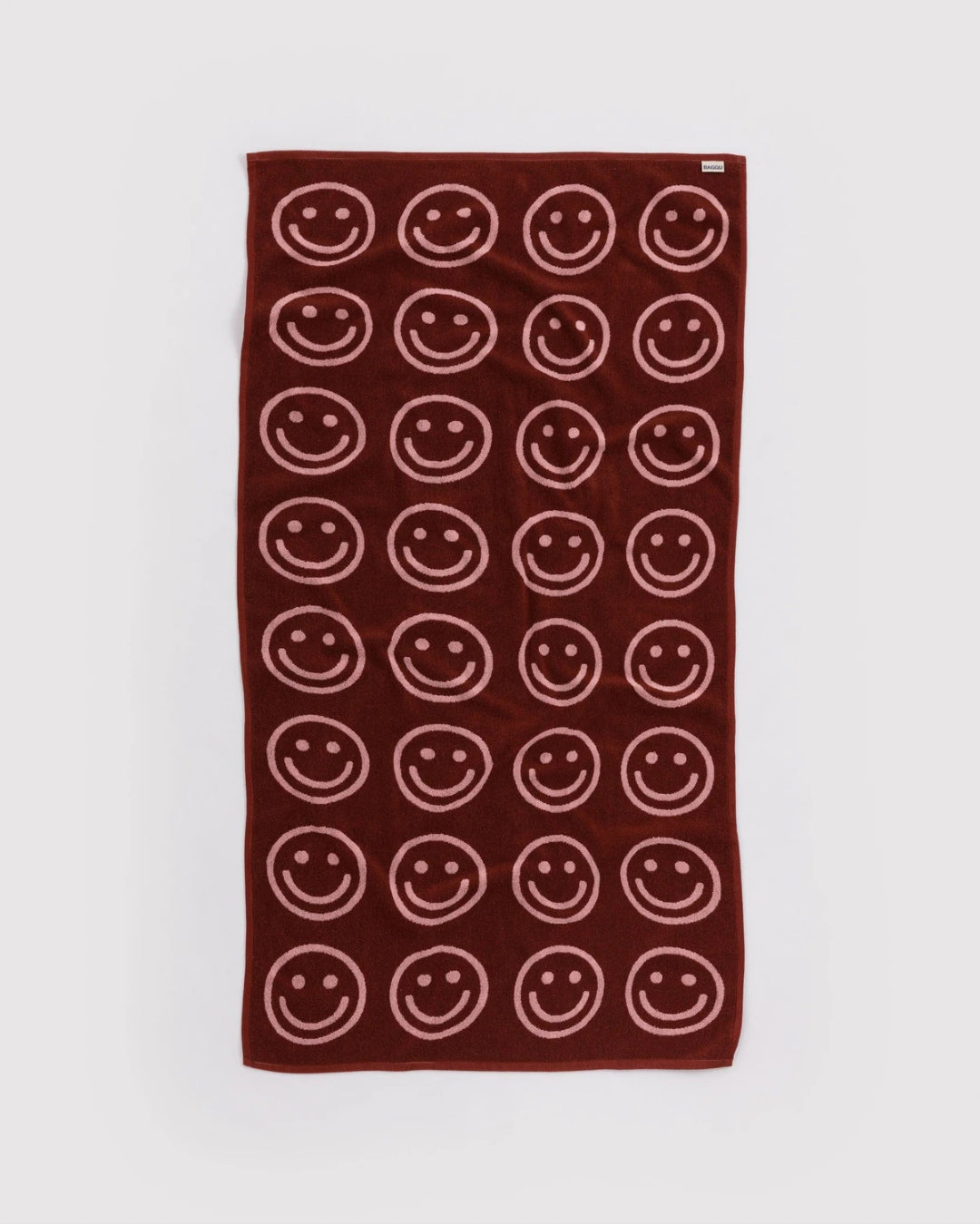 Blush Happy Bath Towel | BAGGU | Bath Towel