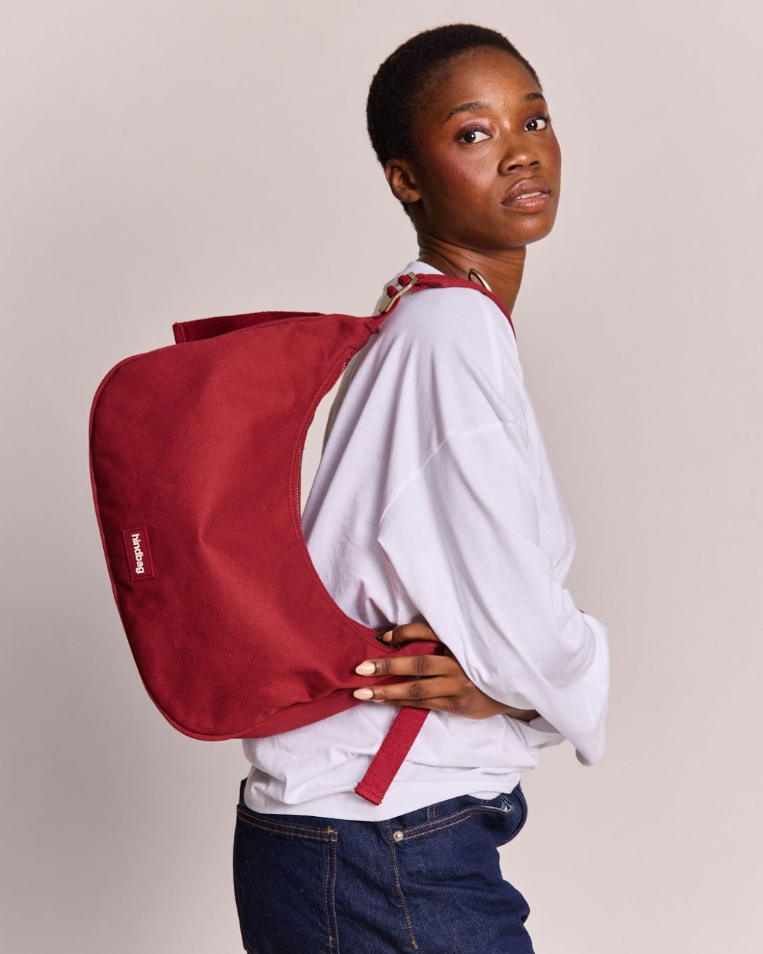 Burgundy Bianca Hobo Bag hindbag