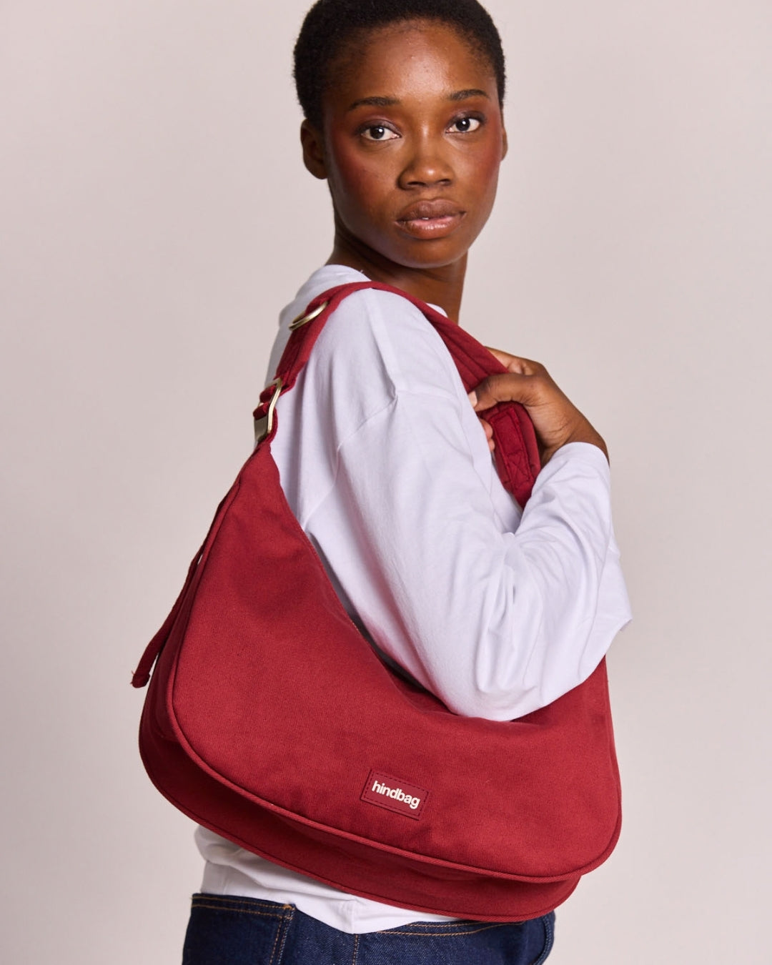Burgundy Bianca Hobo Bag hindbag