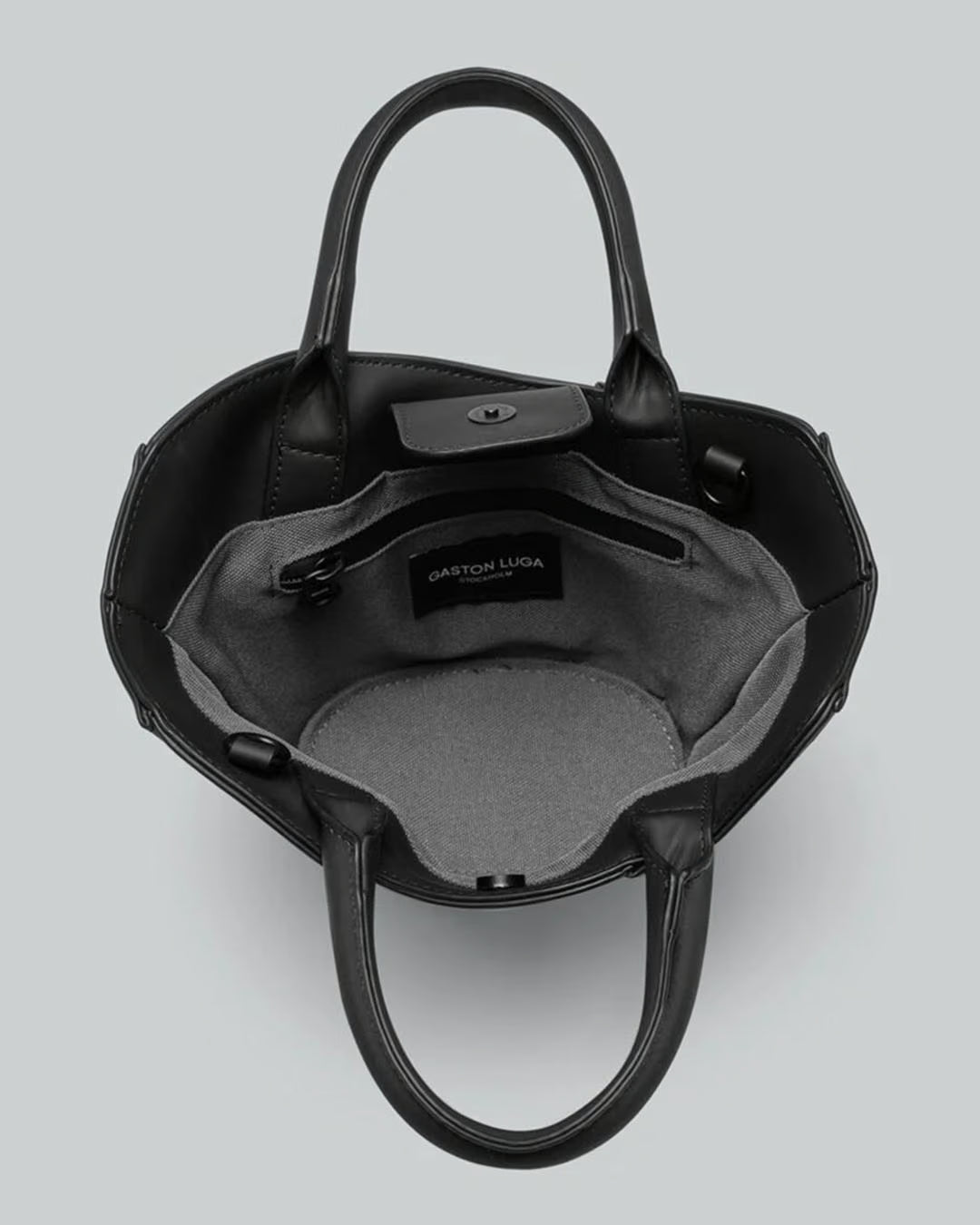 Black Josefine Mini Waterproof Tote Bag Gaston Luga