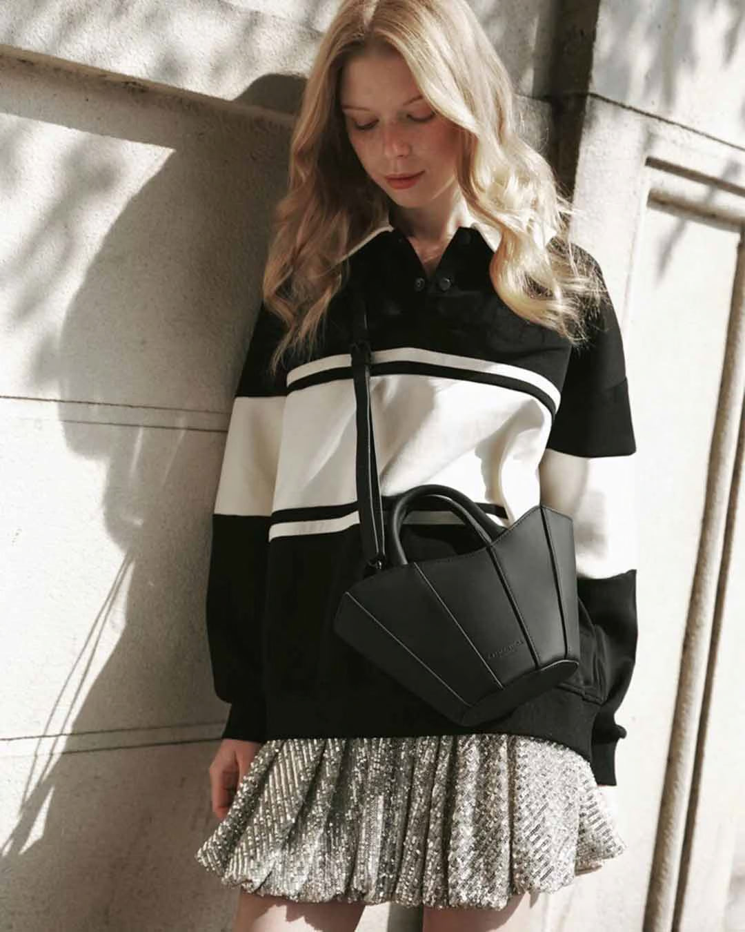 Black Josefine Mini Waterproof Tote Bag Gaston Luga