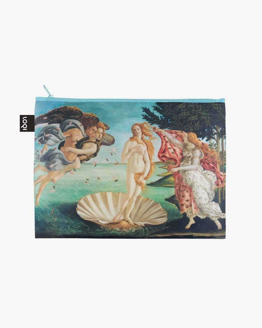 Michelangelo, Botticelli, da Vinci Set of 3 Recycled Zip Pockets | LOQI | Packing + Organising