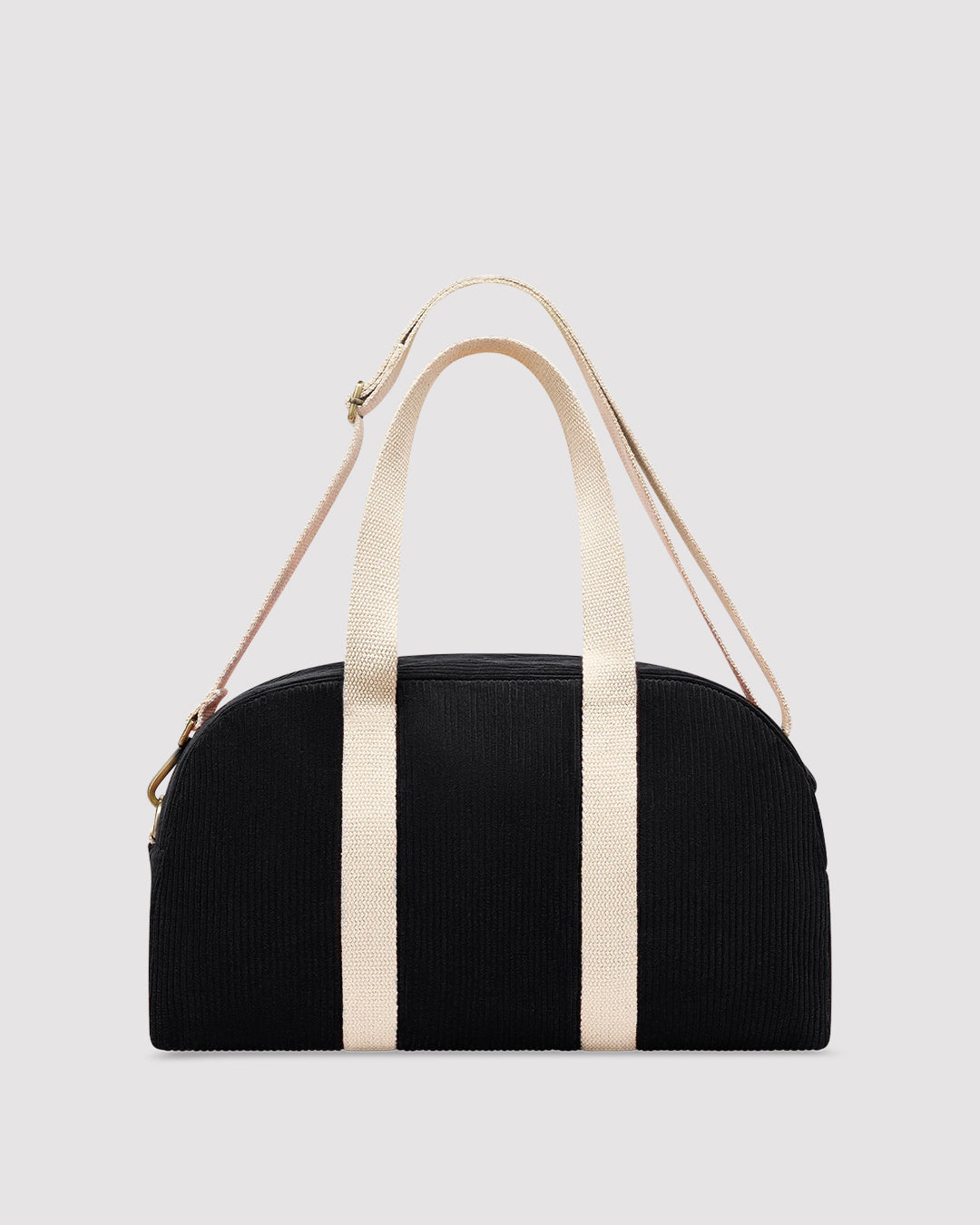 Black Corduroy Charlie Weekender Bag hindbag