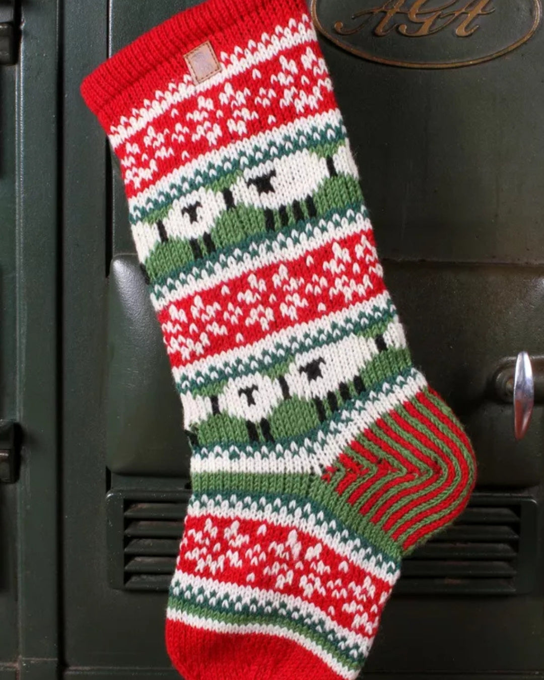 Christmas Sheep Stocking Pachamama