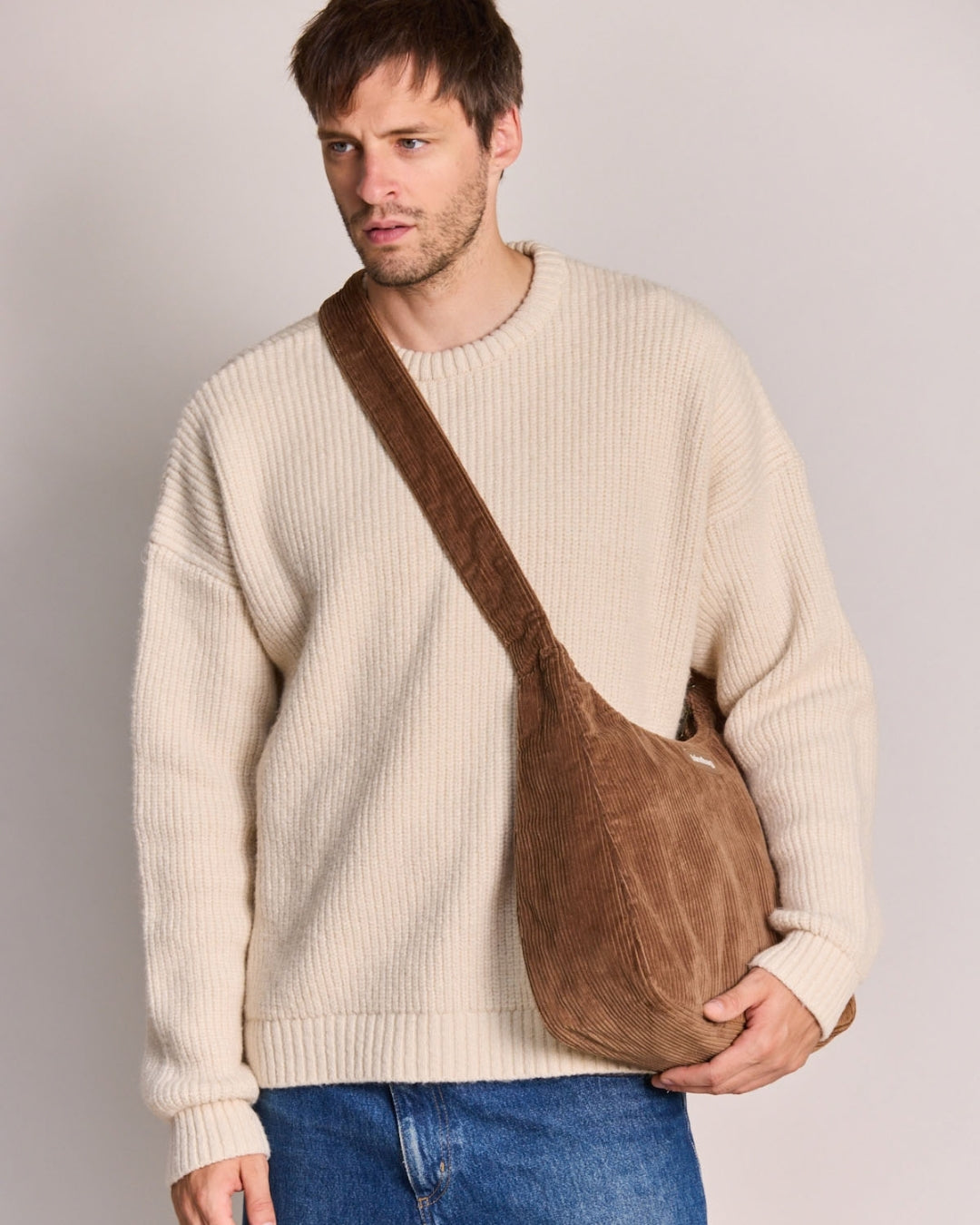 Macchiato Corduroy Claire Hobo Bag hindbag
