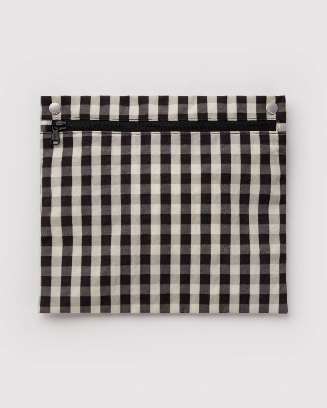 Black and Cream Gingham Cloud Carry-On