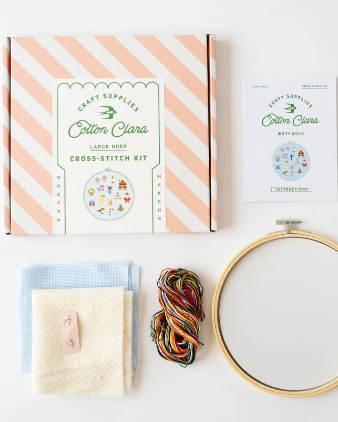 Cotton Clara Cross-stitch kit.