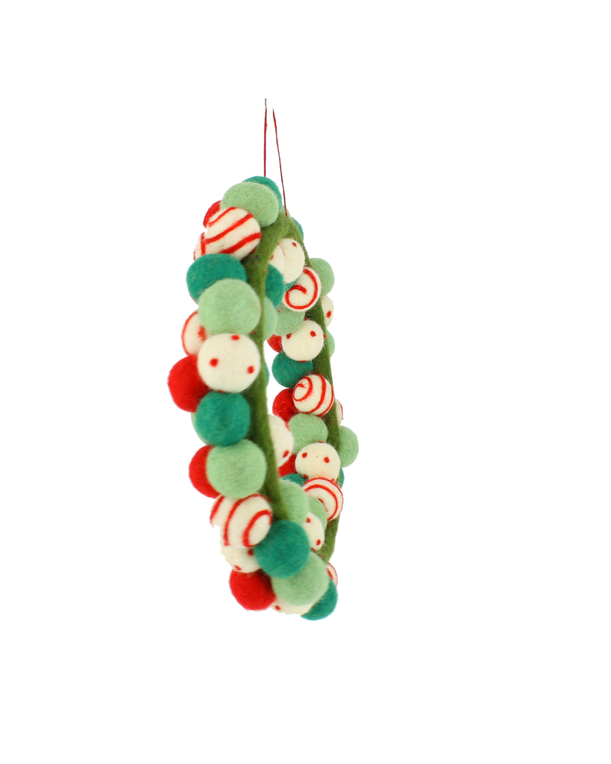 Fiona Walker Christmas Pompom Wreath | Christmas Decoration