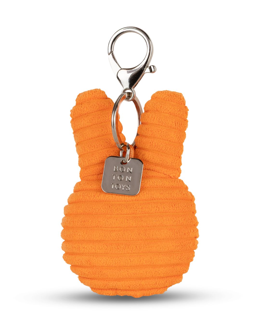 Miffy Flat Keyring / Bag Charm in Orange Corduroy