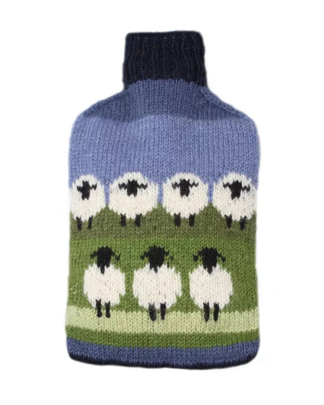 Flock of Sheep Hot Water Bottle Cover Pachamama