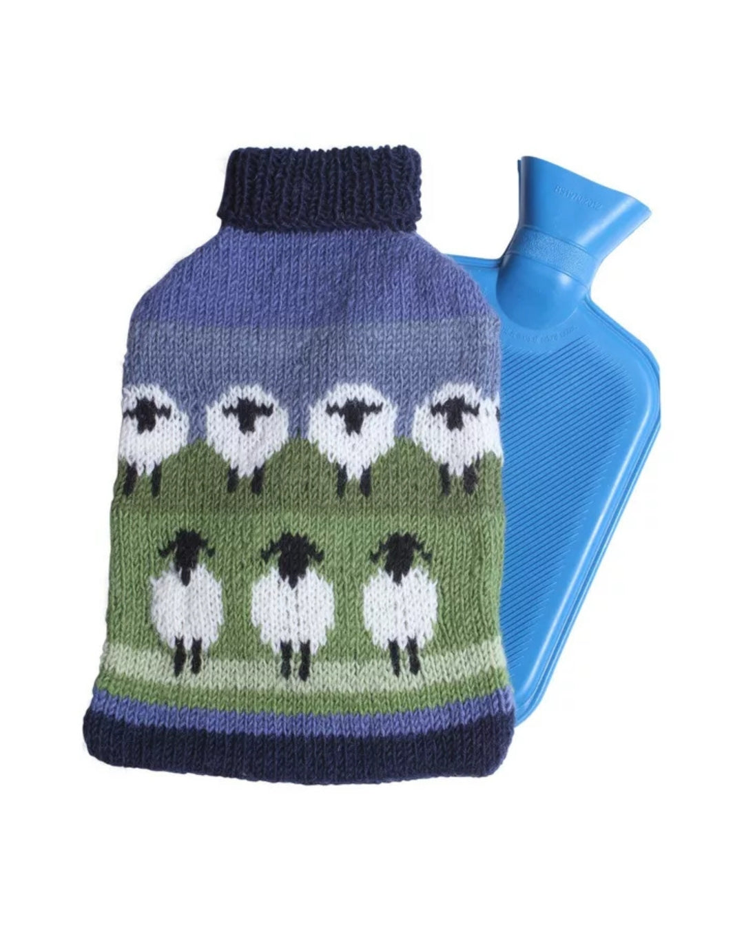 Flock of Sheep Hot Water Bottle Cover Pachamama