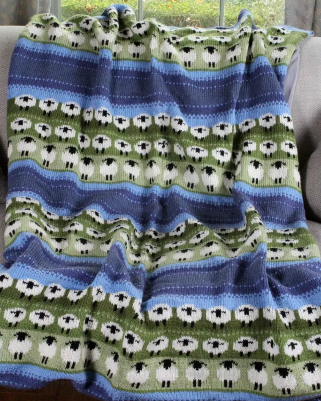 Flock of Sheep Throw Pachamama