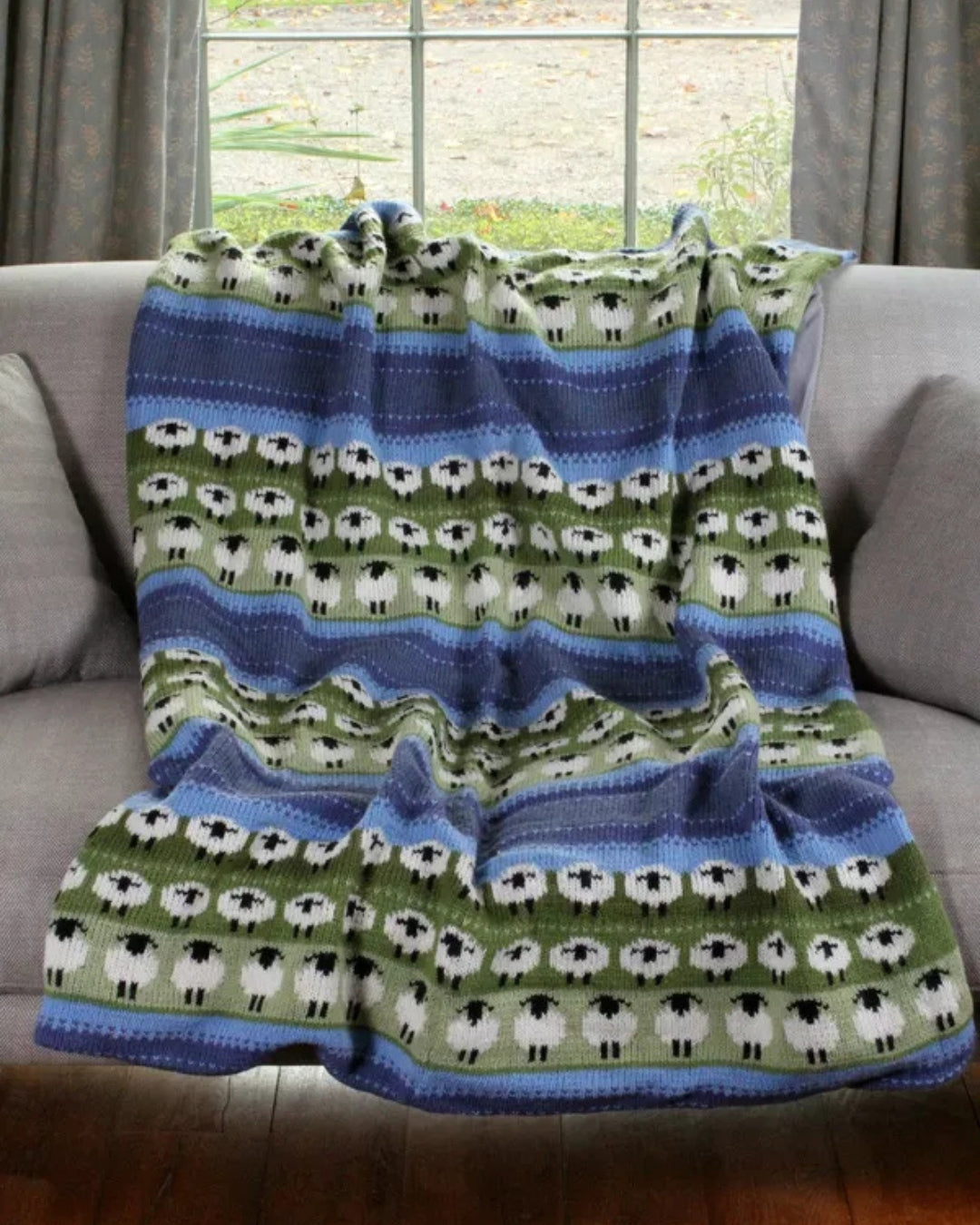Flock of Sheep Throw Pachamama