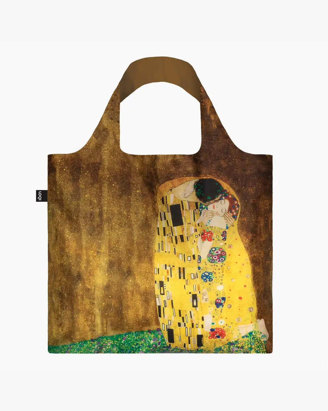 The Kiss by GUSTAV KLIMT Recycled Bag | LOQI | Shopping Tote Bag
